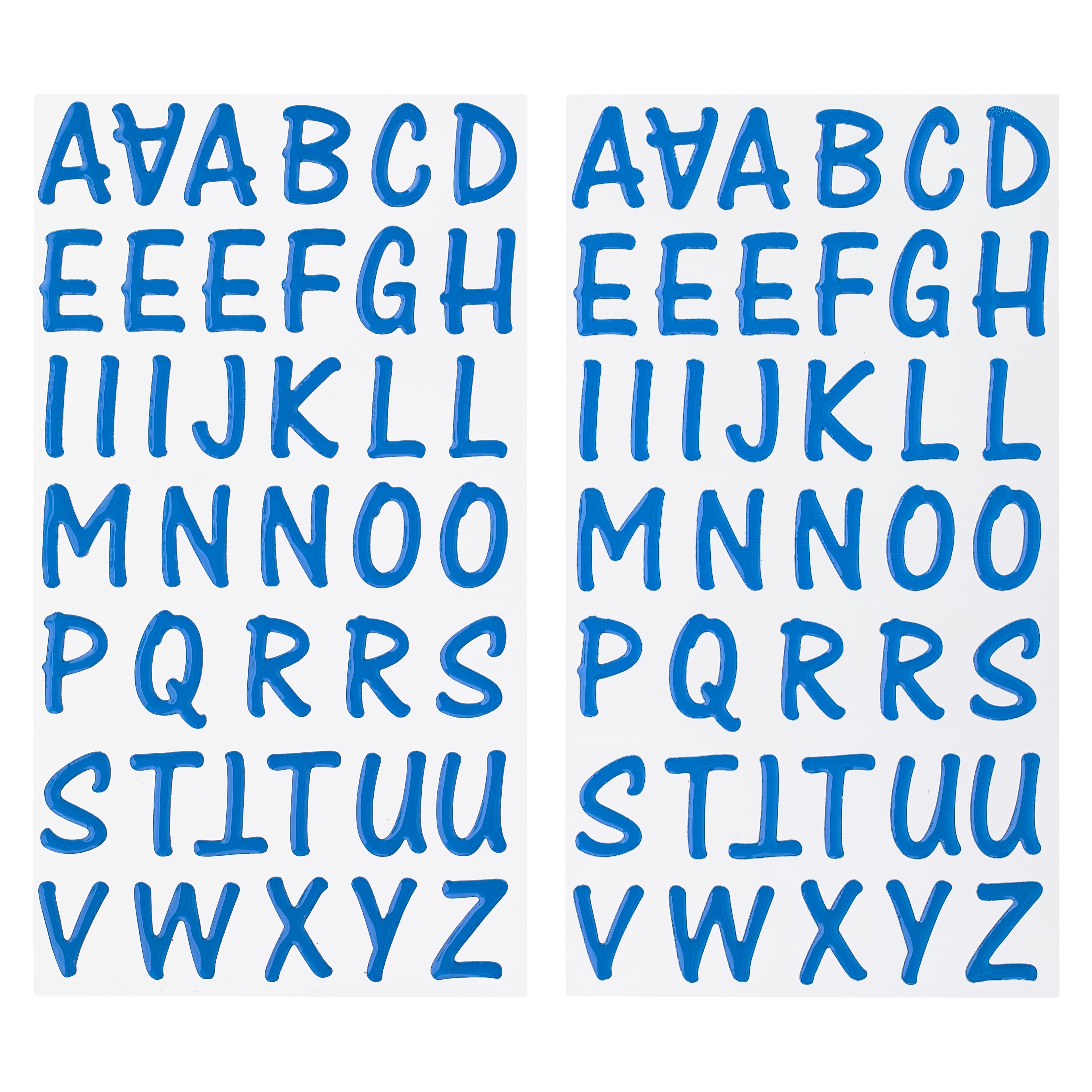 Blue Epoxy Alphabet Stickers by Recollections&#x2122;