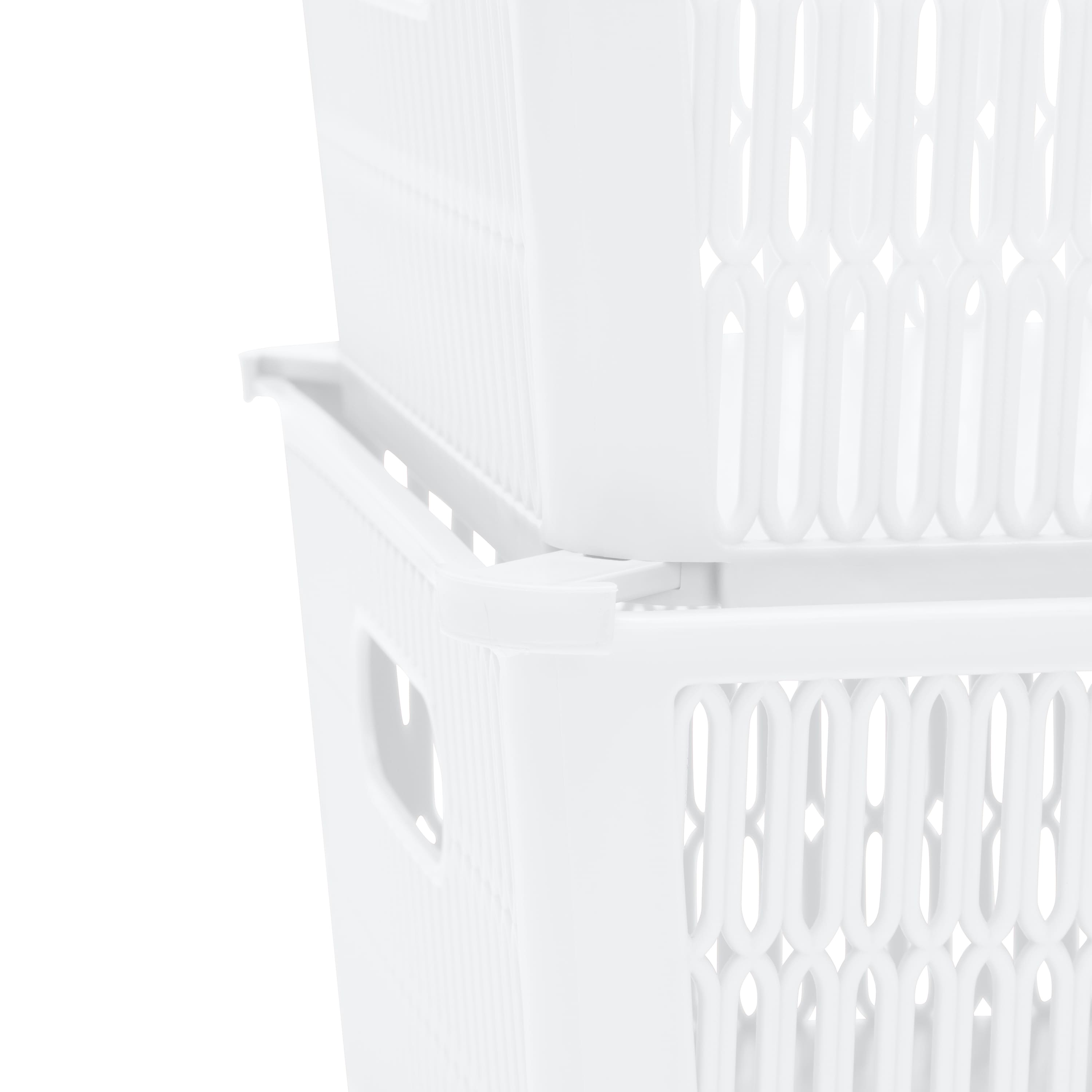 Simplify Slide Stack It Storage Tote Baskets, 2ct.