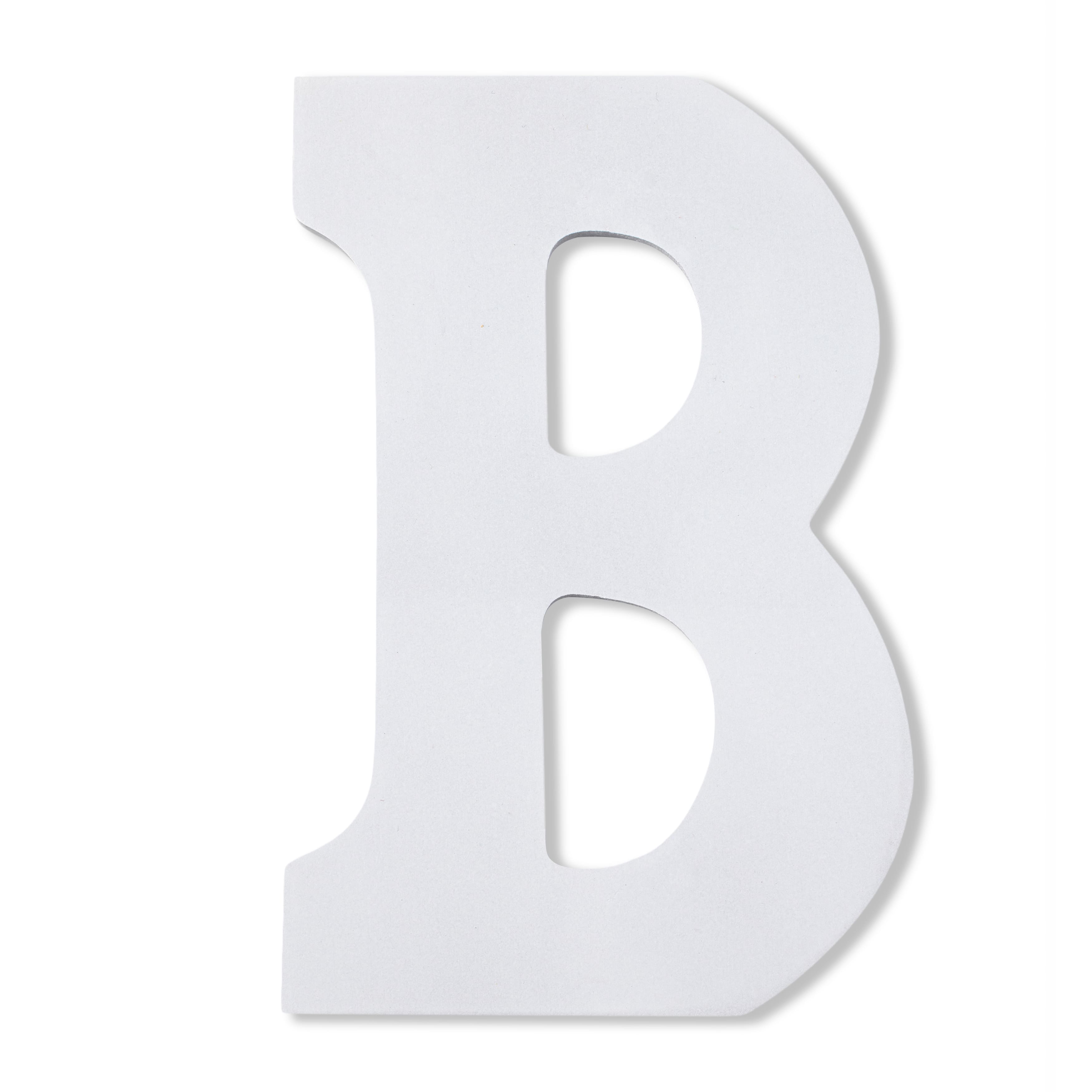 9" White MDF Whimsy Letter by Make Market