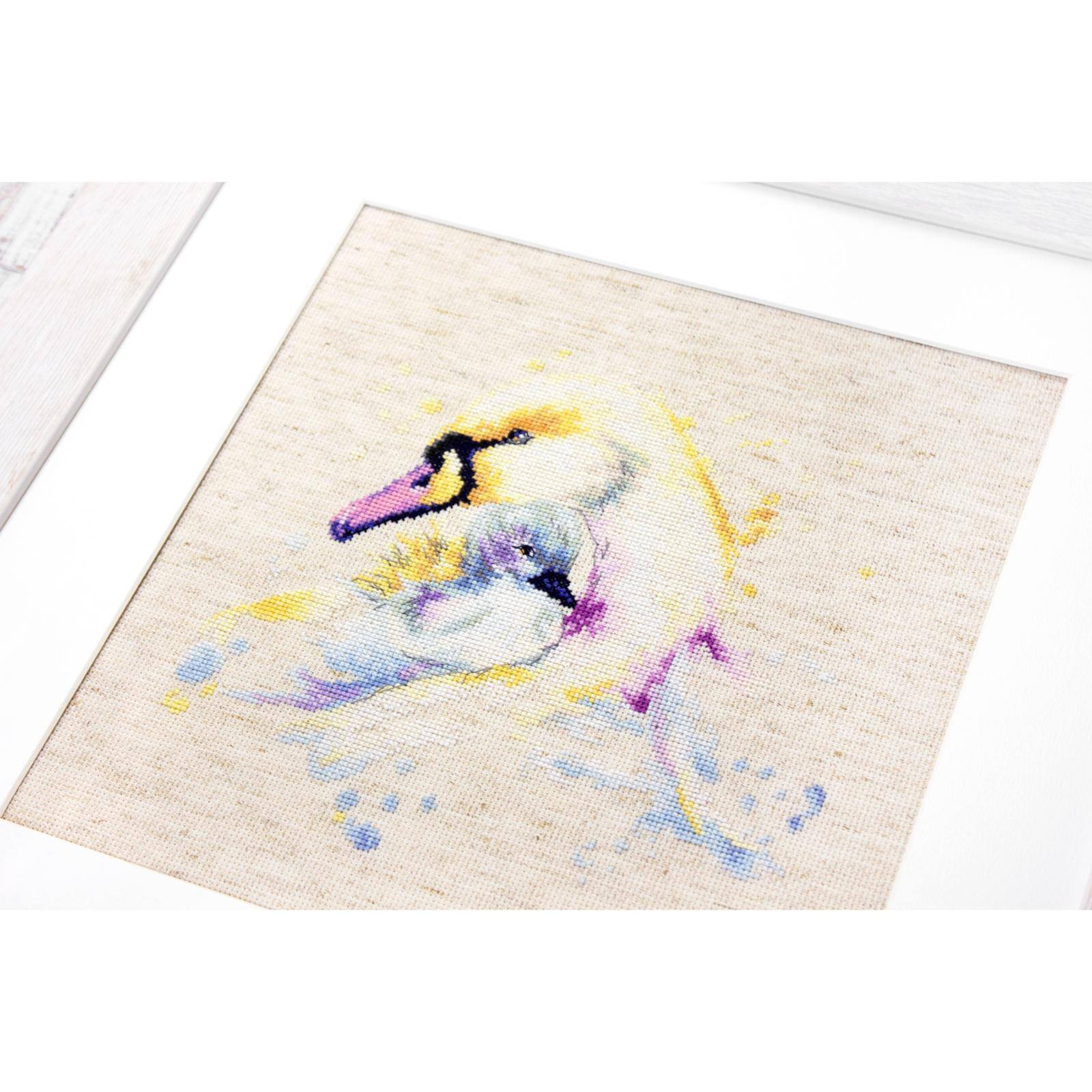 Luca-S The Swans Counted Cross Stitch Kit