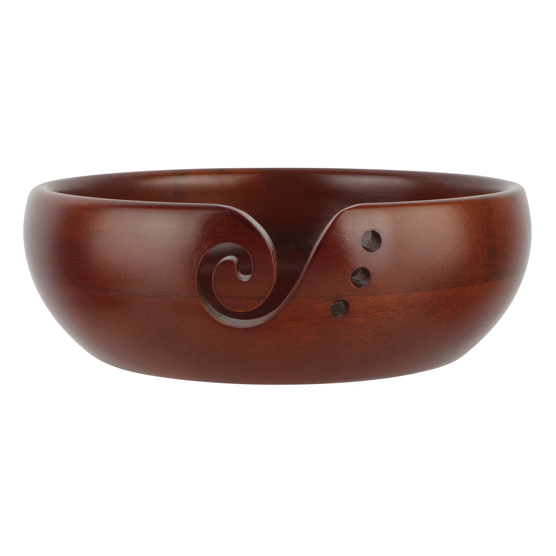 6 Pack: Mango Wood Yarn Bowl by Loops & Threads®