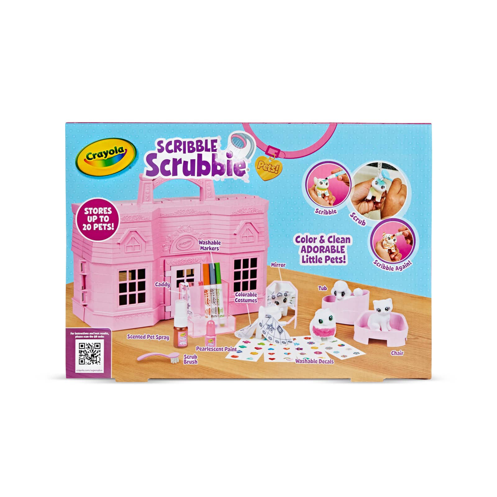 6 Pack: Crayola® Scribble Scrubbie® Pets! Super Salon