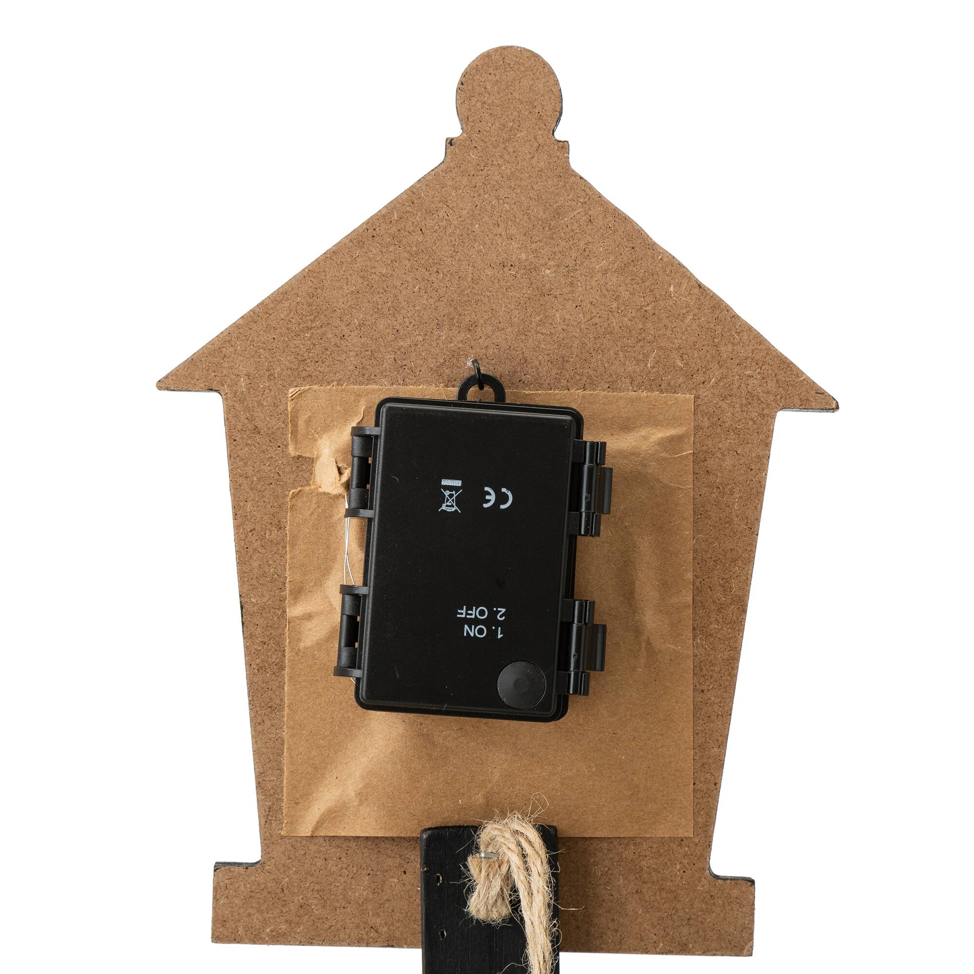 Glitzhome&#xAE; 42&#x22; Lighted Halloween Haunted House Yard Stake