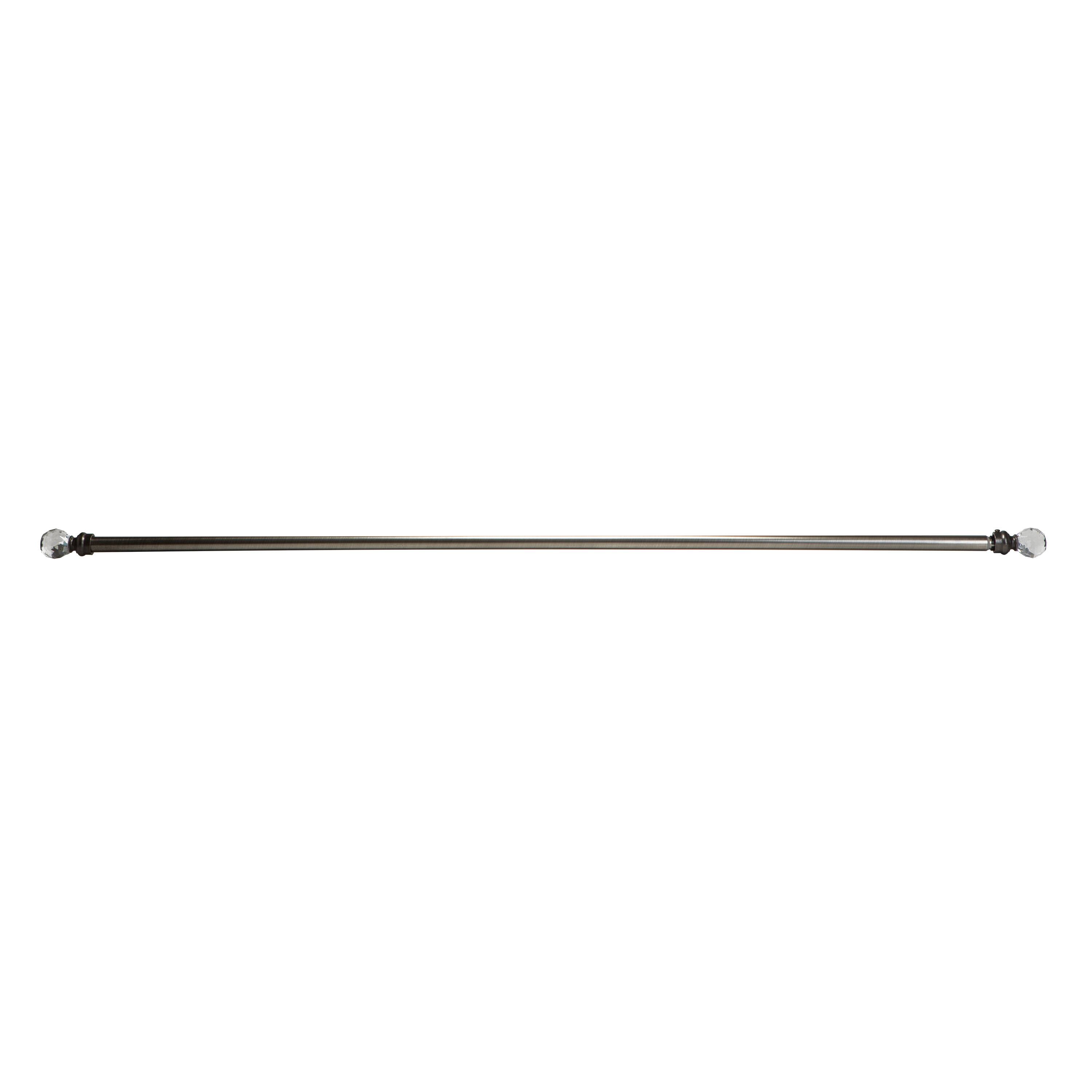 Home Details Crystal Ball Curtain Rod