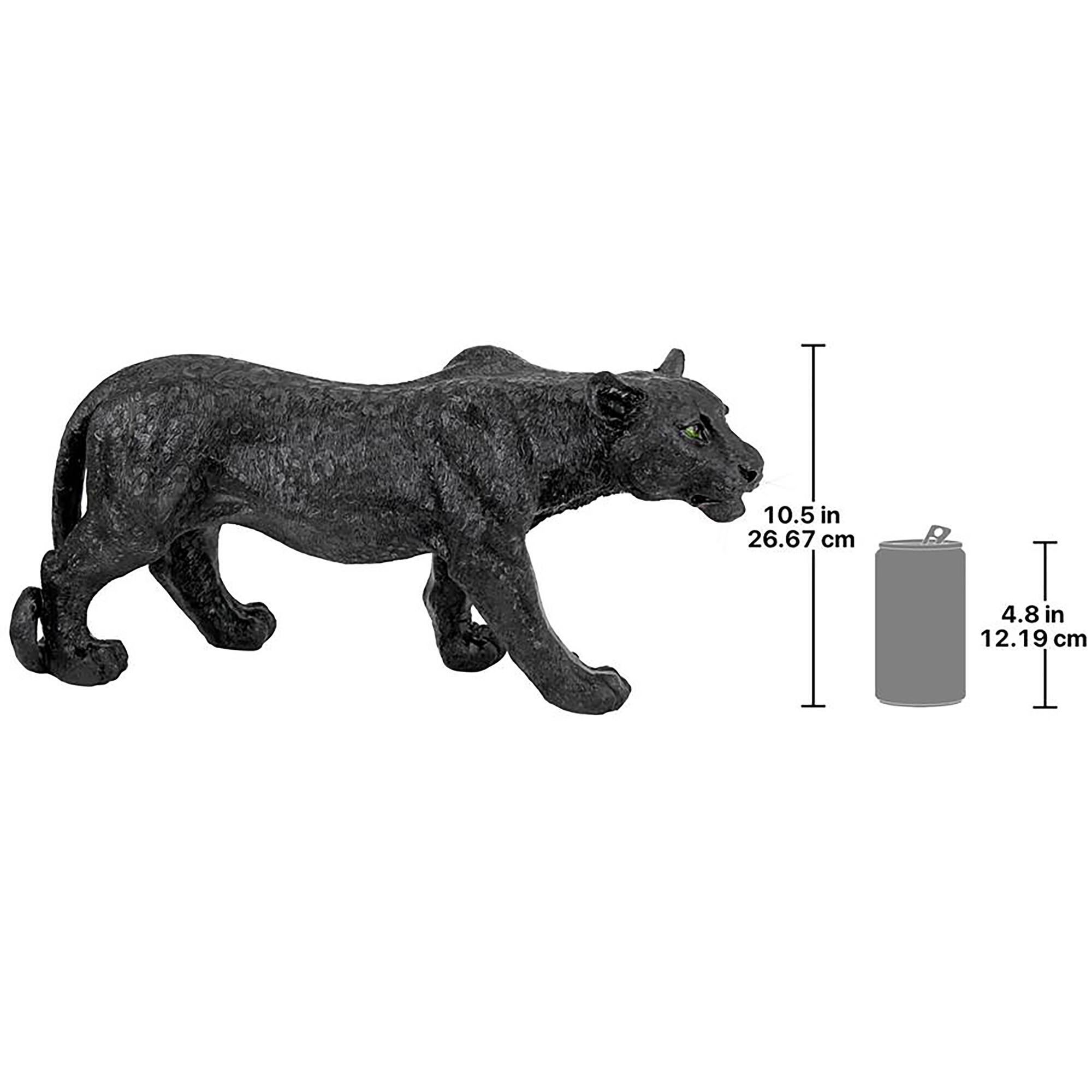 Design Toscano 22&#x22; Shadowed Predator Black Panther Statue