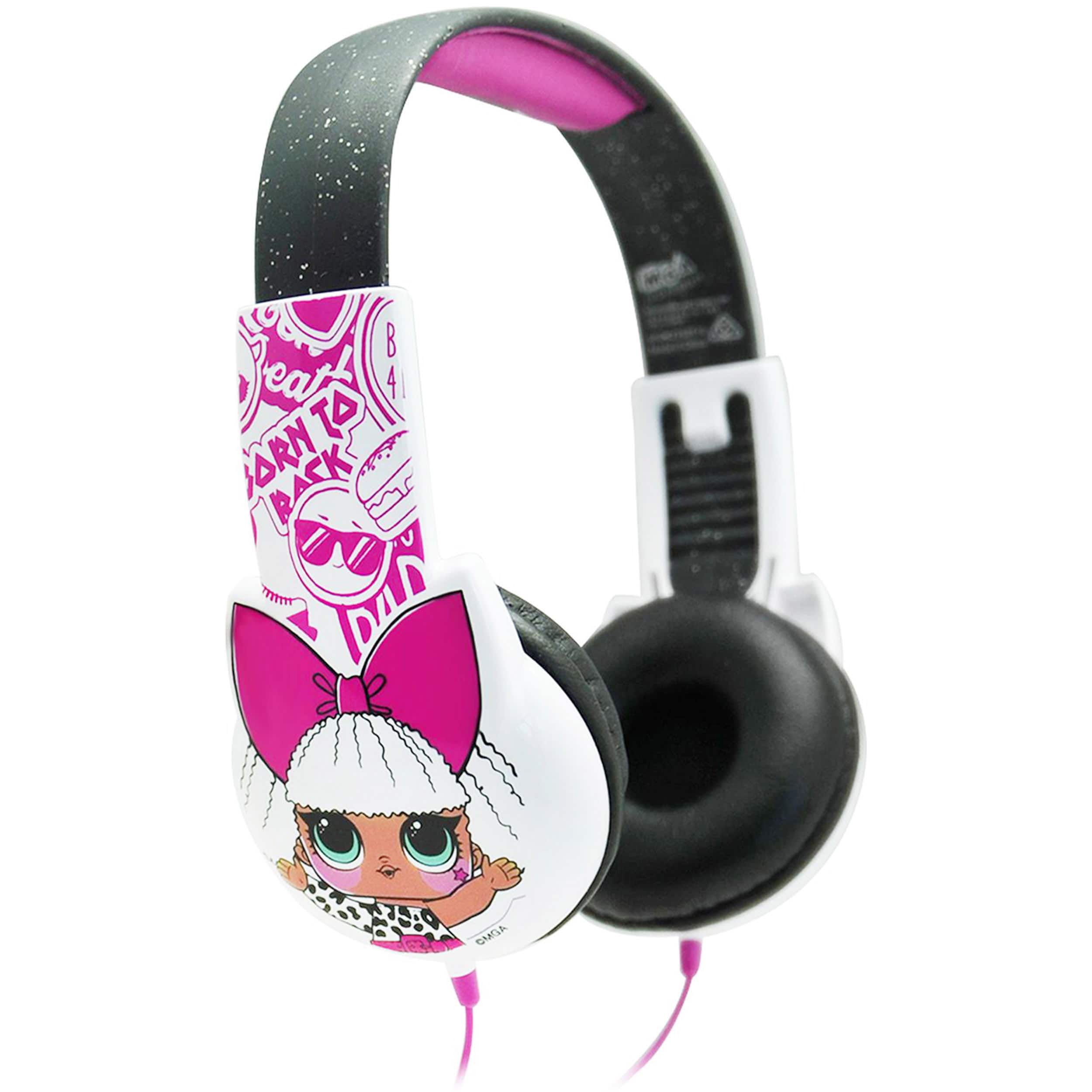 L.O.L. Surprise! Kid-Safe Headphones & Sticker Sheet