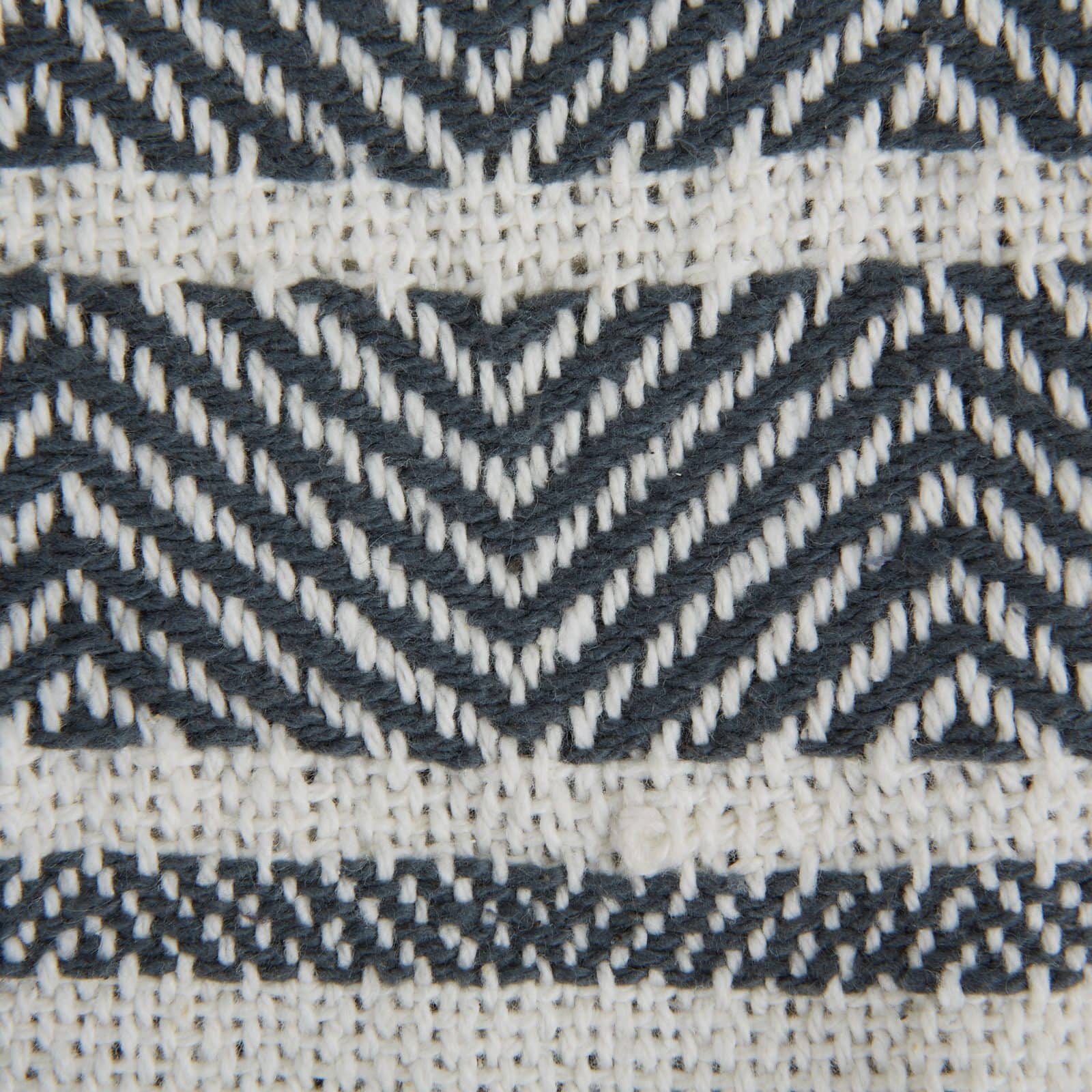 DII® Black & Mineral 2-Tone Chevron Stripe Throw