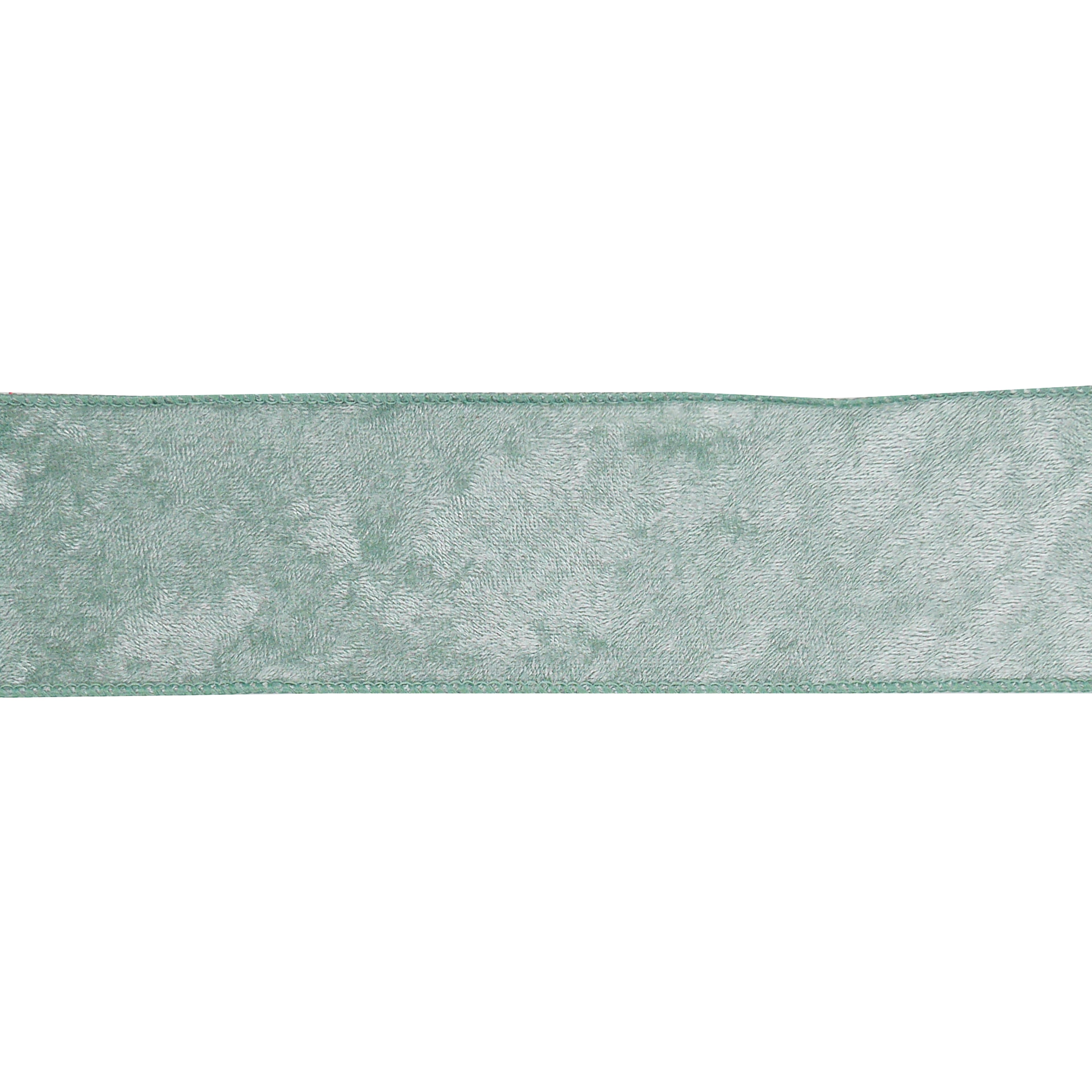 2.5&#x22; x 60ft. Sage Velvet Wired Jumbo Ribbon by Celebrate It&#xAE;