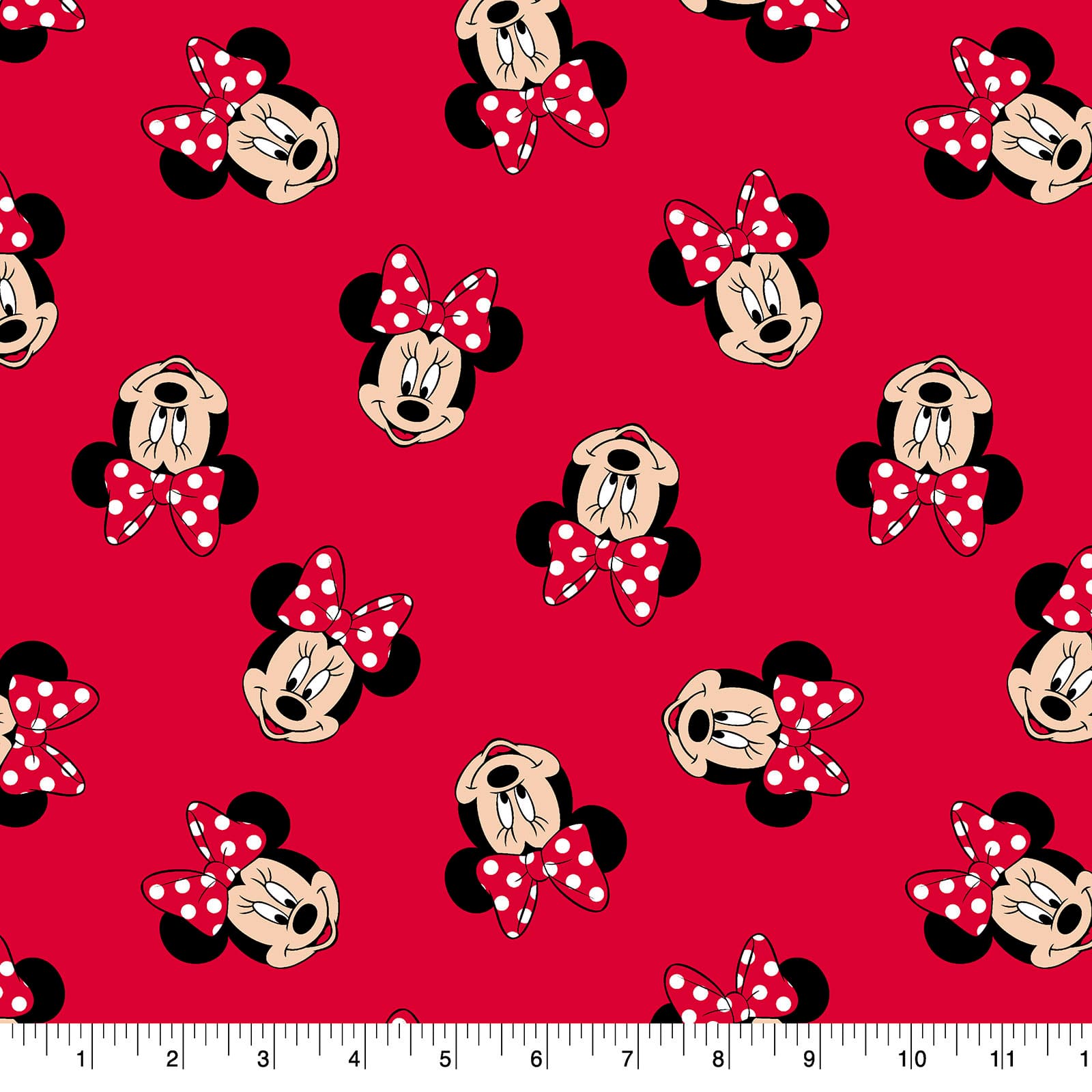 Disney&#xAE; Minnie Mouse Head Toss Cotton Fabric