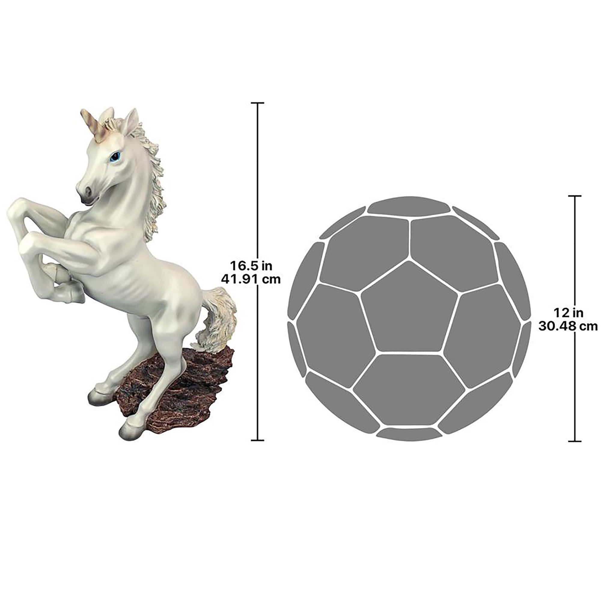 Design Toscano 16.5&#x22; The Enchanted Unicorn Sculpture