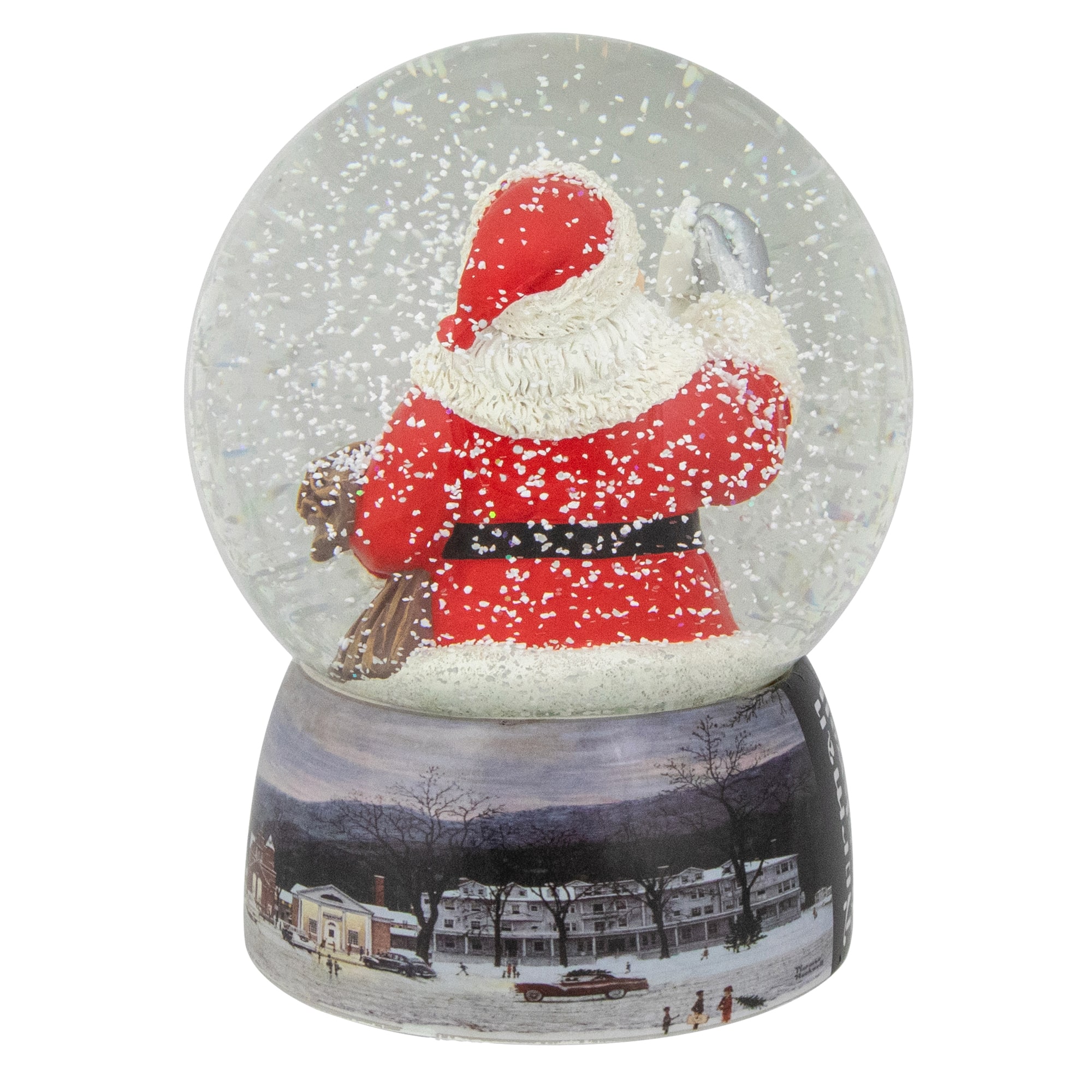 6.5" Norman Rockwell A Drum for Tommy Christmas Snow Globe