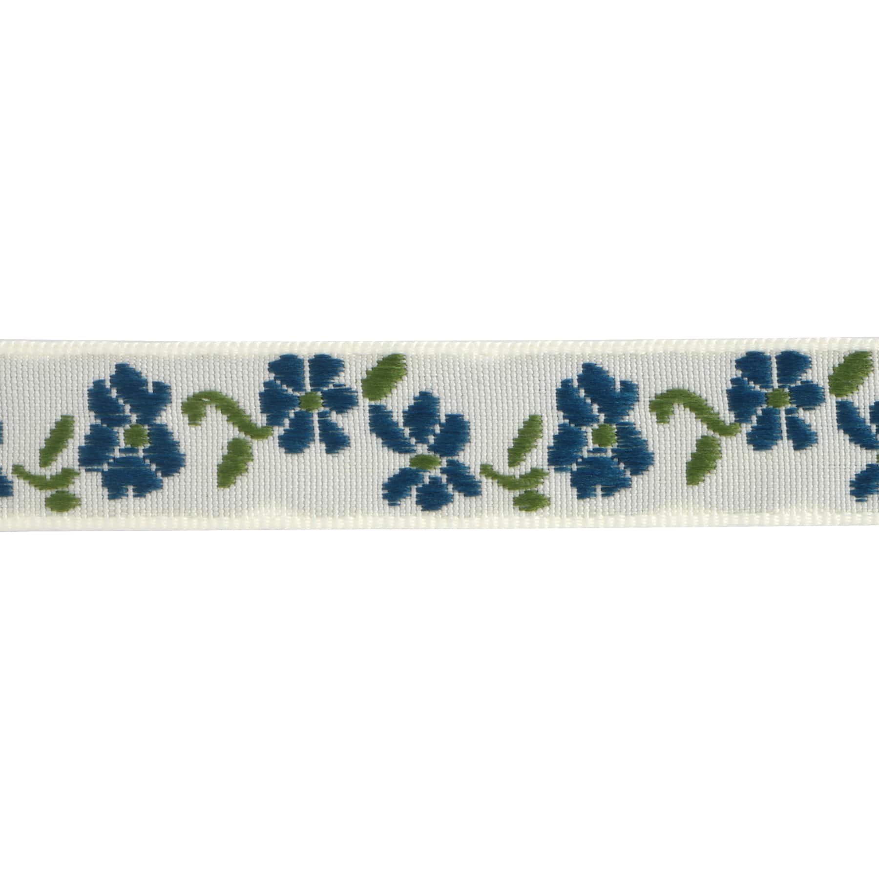 0.59&#x22; x 4yd. Embroidered Flowers Ribbon by Celebrate It&#xAE; Hot Buy!