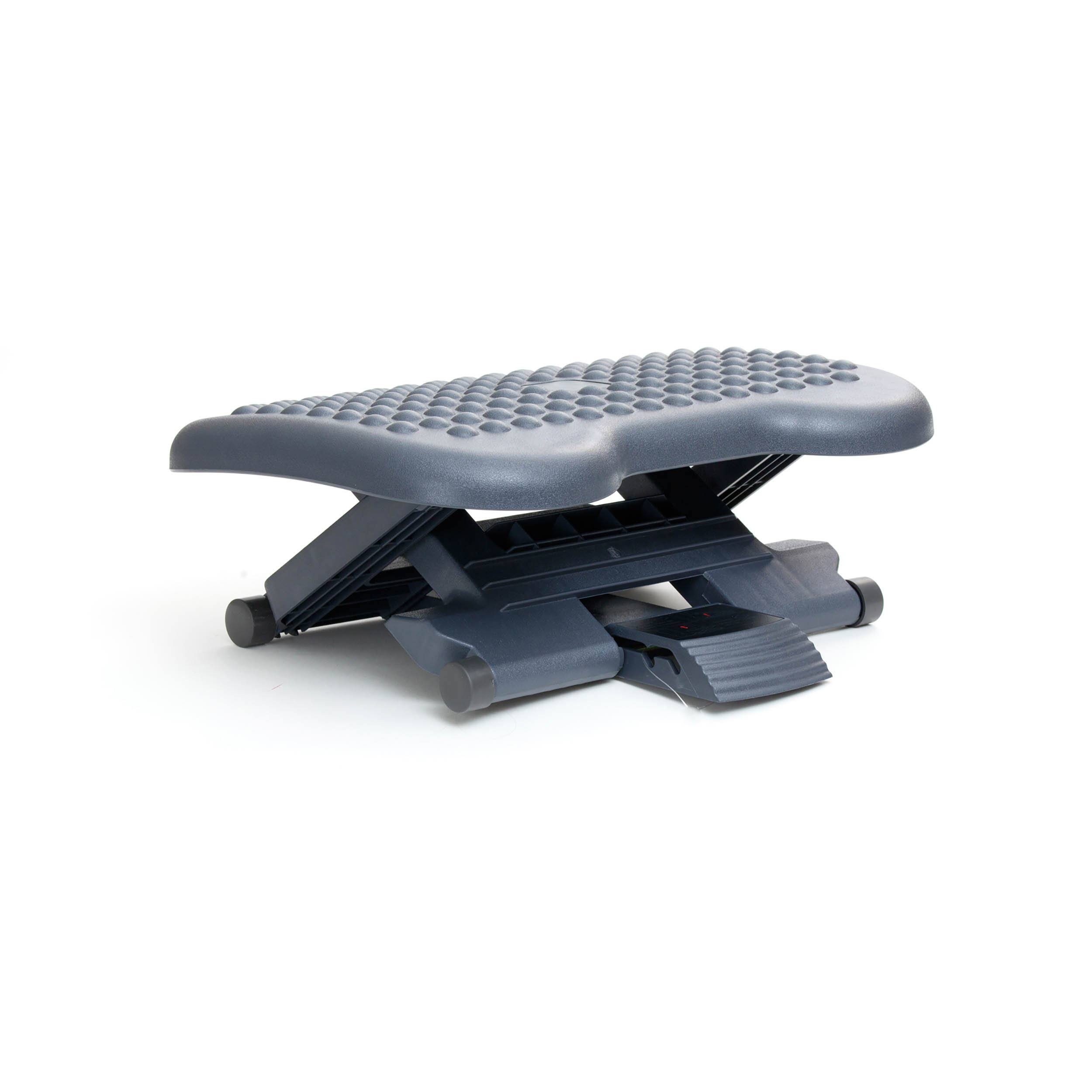 Mind Reader 18&#x22; Black Ergonomic Pressure Relief Foot Rest