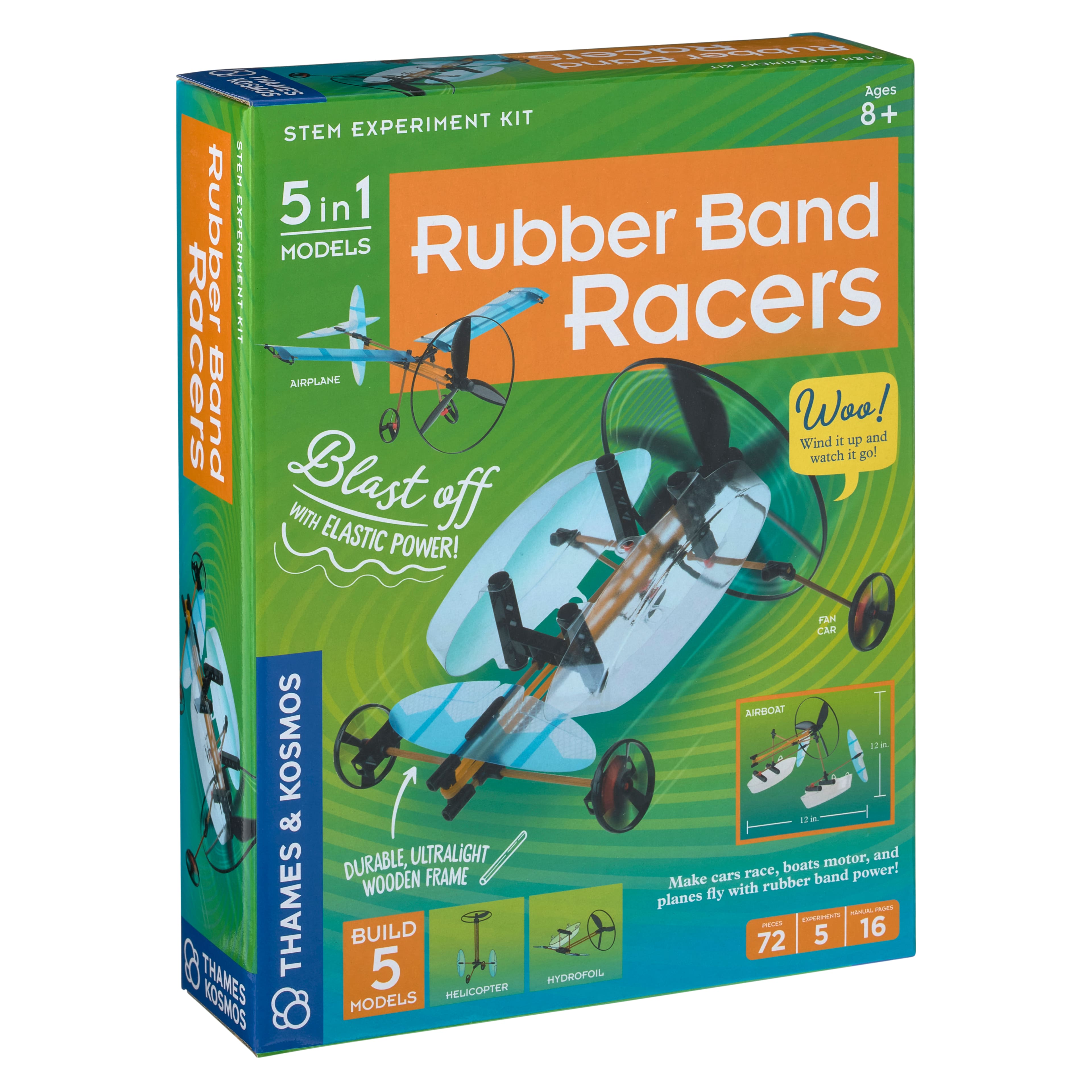 Super STRETCH Rubber Band Racer (Super-Stretch-1) 