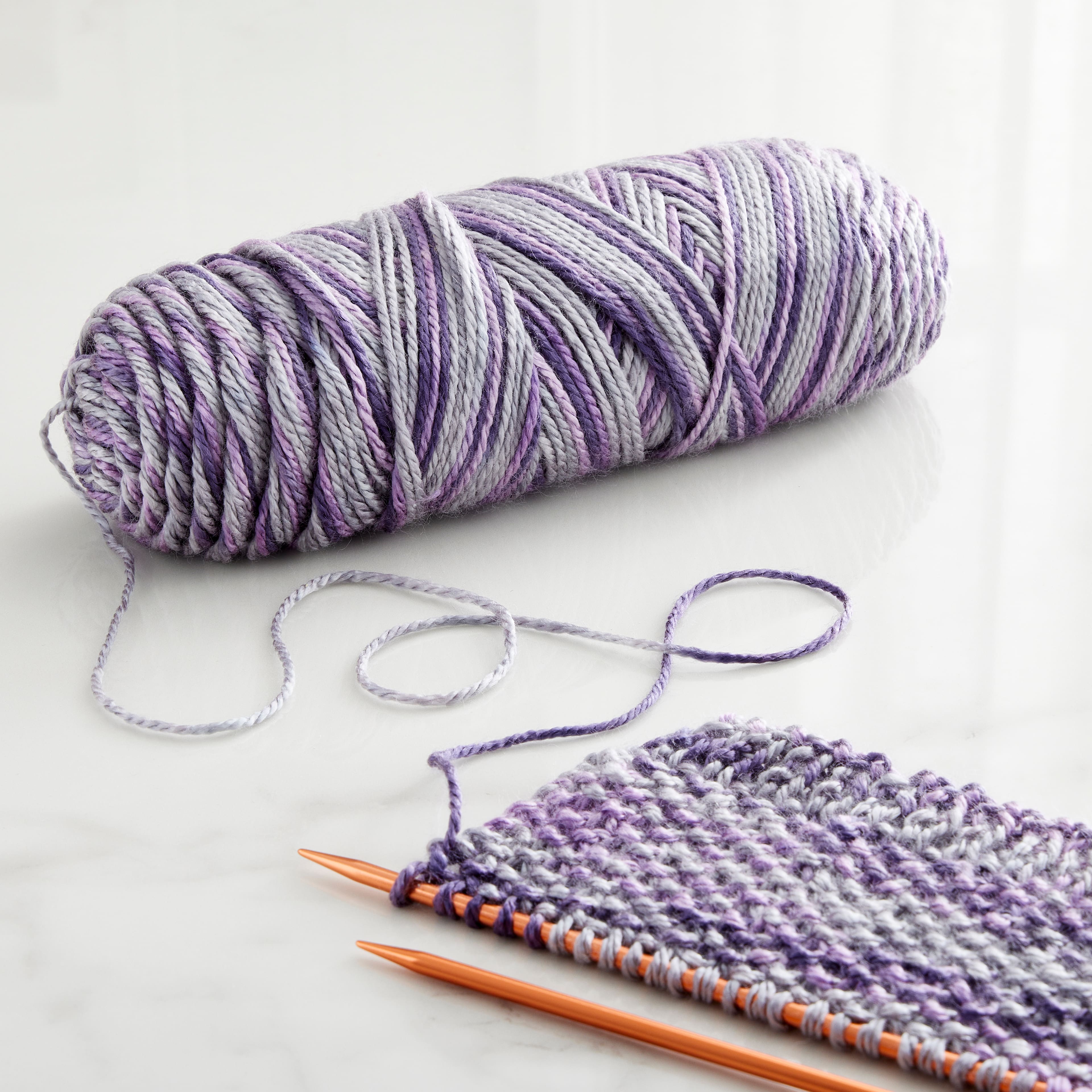 15 Pack: Soft &#x26; Shiny&#x2122; Ombre Yarn by Loops &#x26; Threads&#xAE;