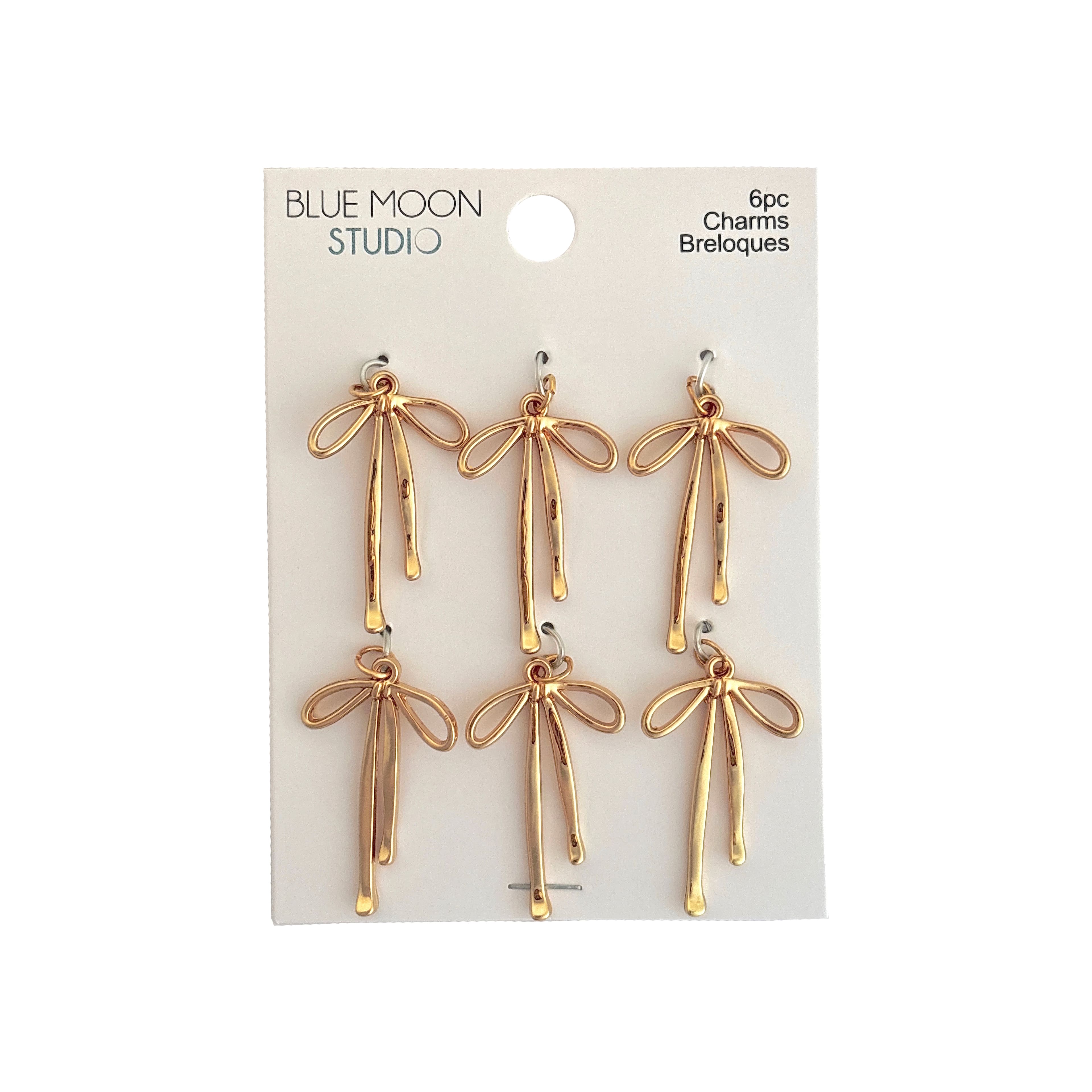 Blue Moon Studio&#x2122; Gold-Colored Bows, 6ct.