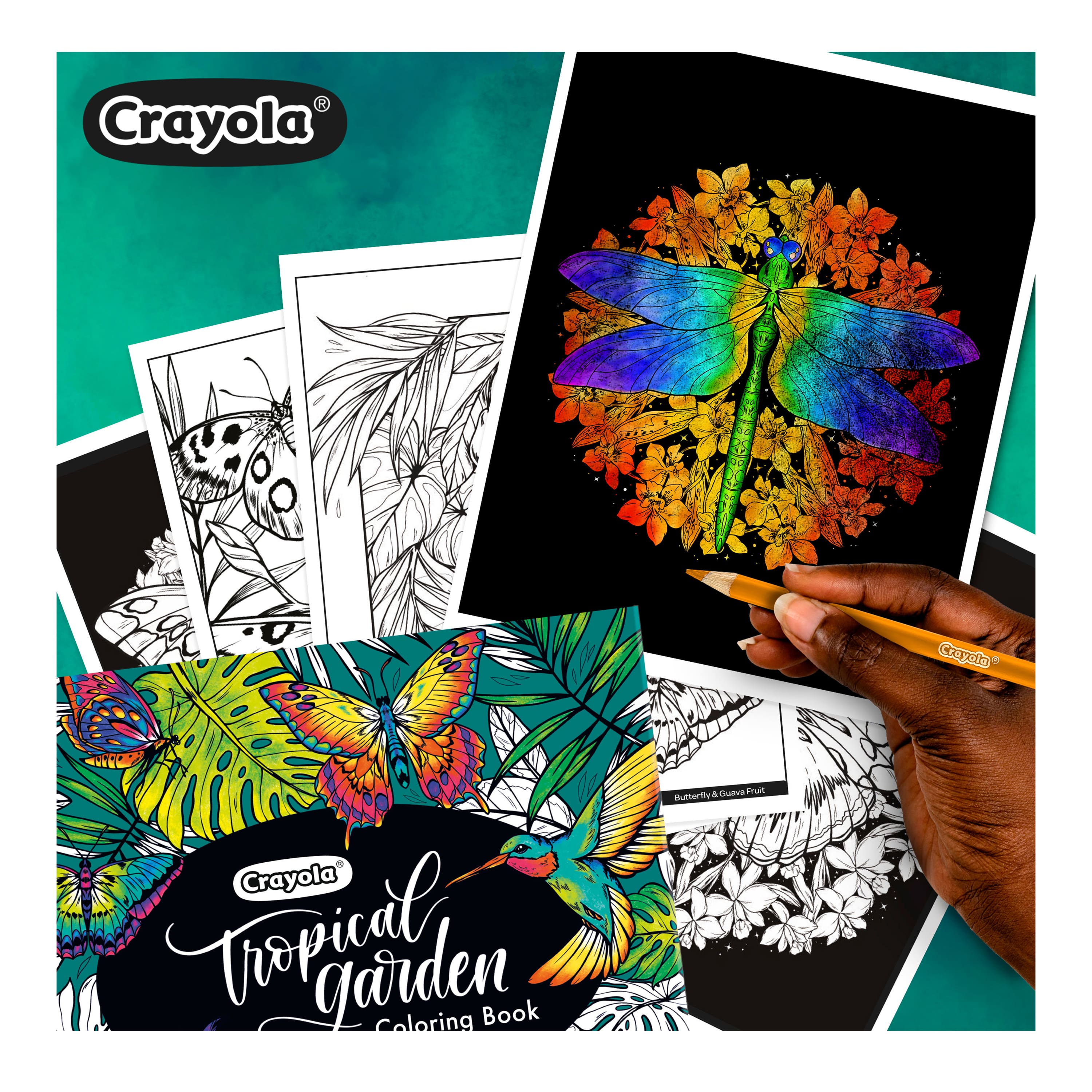 Crayola&#xAE; Topical Garden Coloring Book