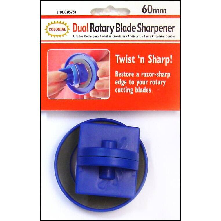 Colonial Needle Rotary Blade Sharpener, 60mm