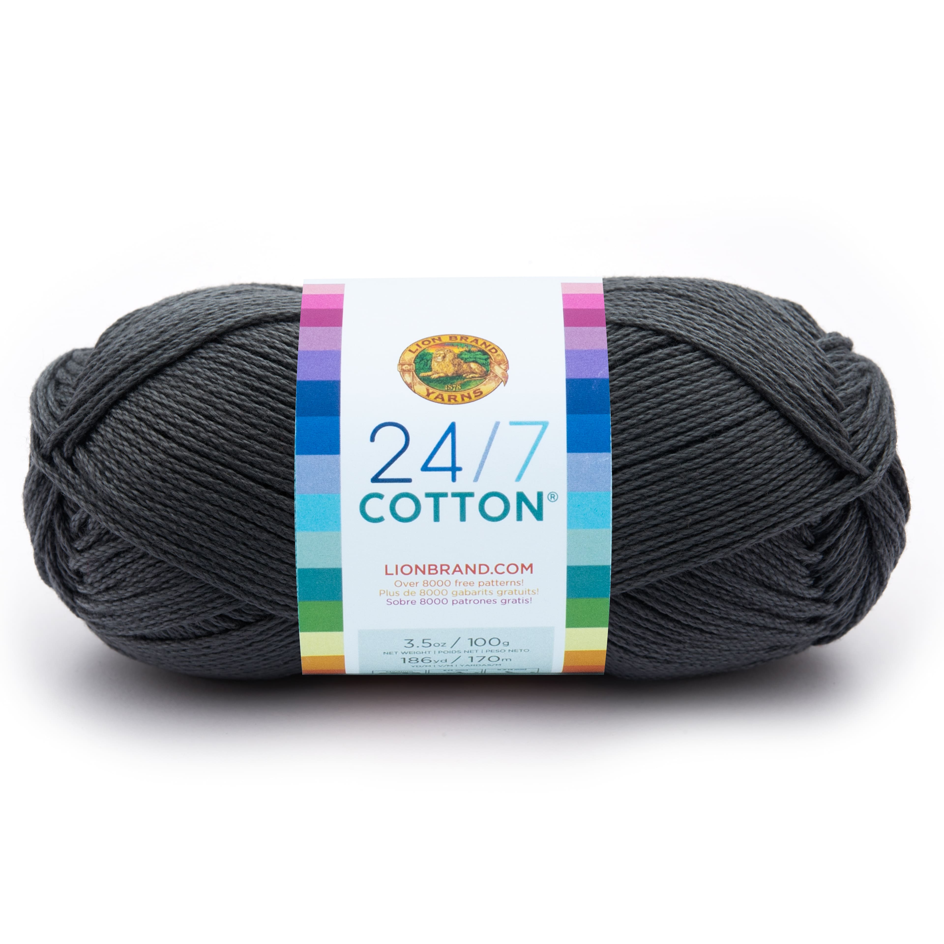 3 ct Lion Brand Stitch Soak Scrub Yarn in Blue Indigo | 1.4 | Michaels
