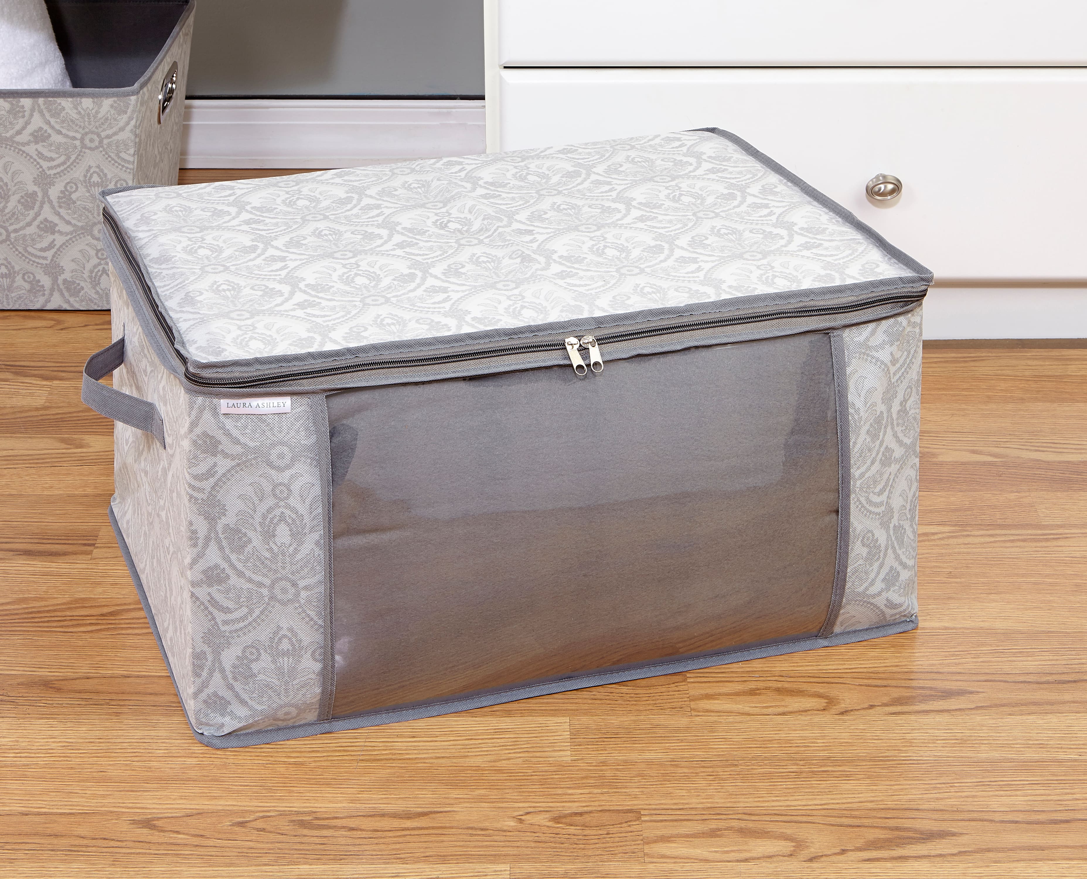 Laura Ashley Dove Gray Blanket Bag