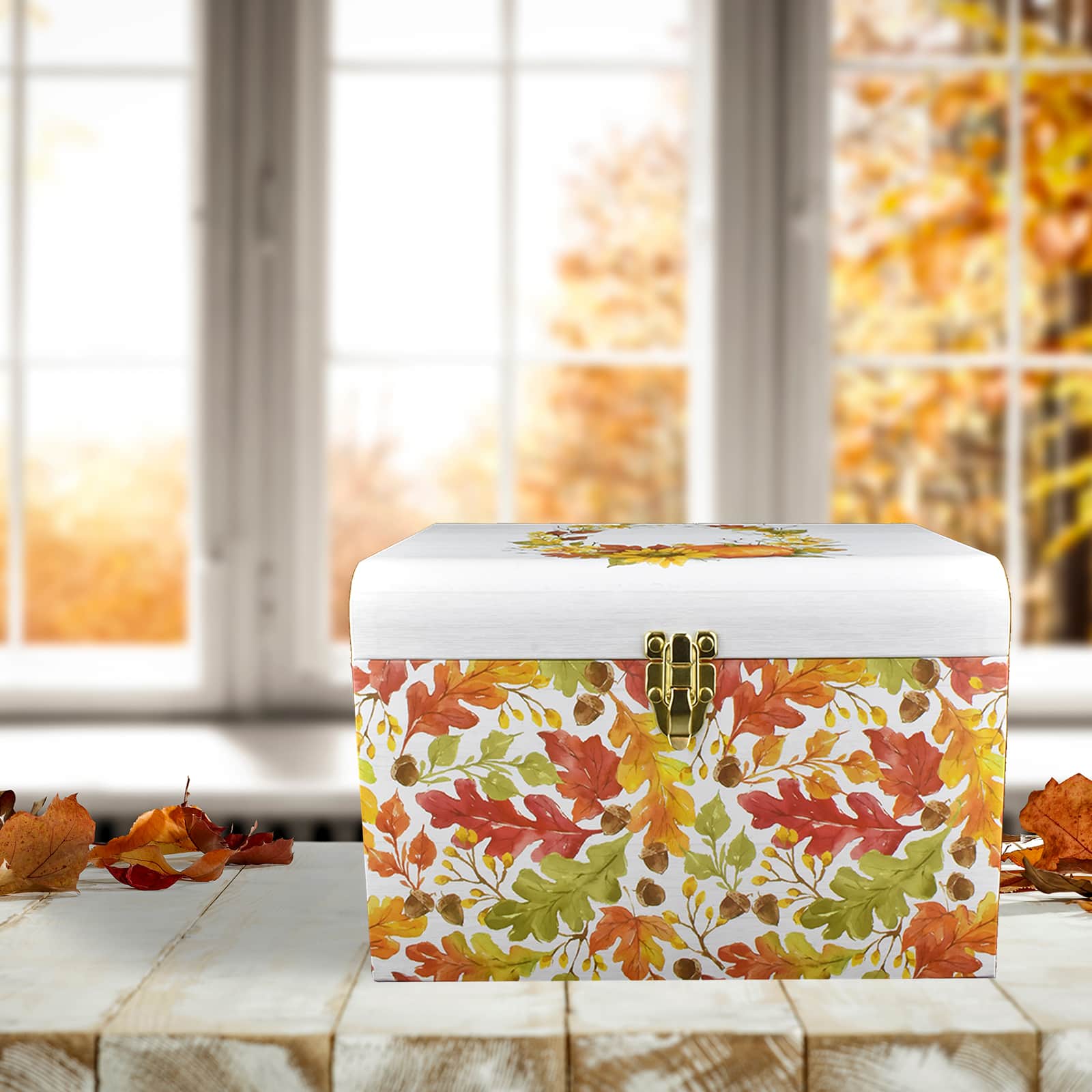 Small Autumn Decorative Trunk by Ashland&#xAE;