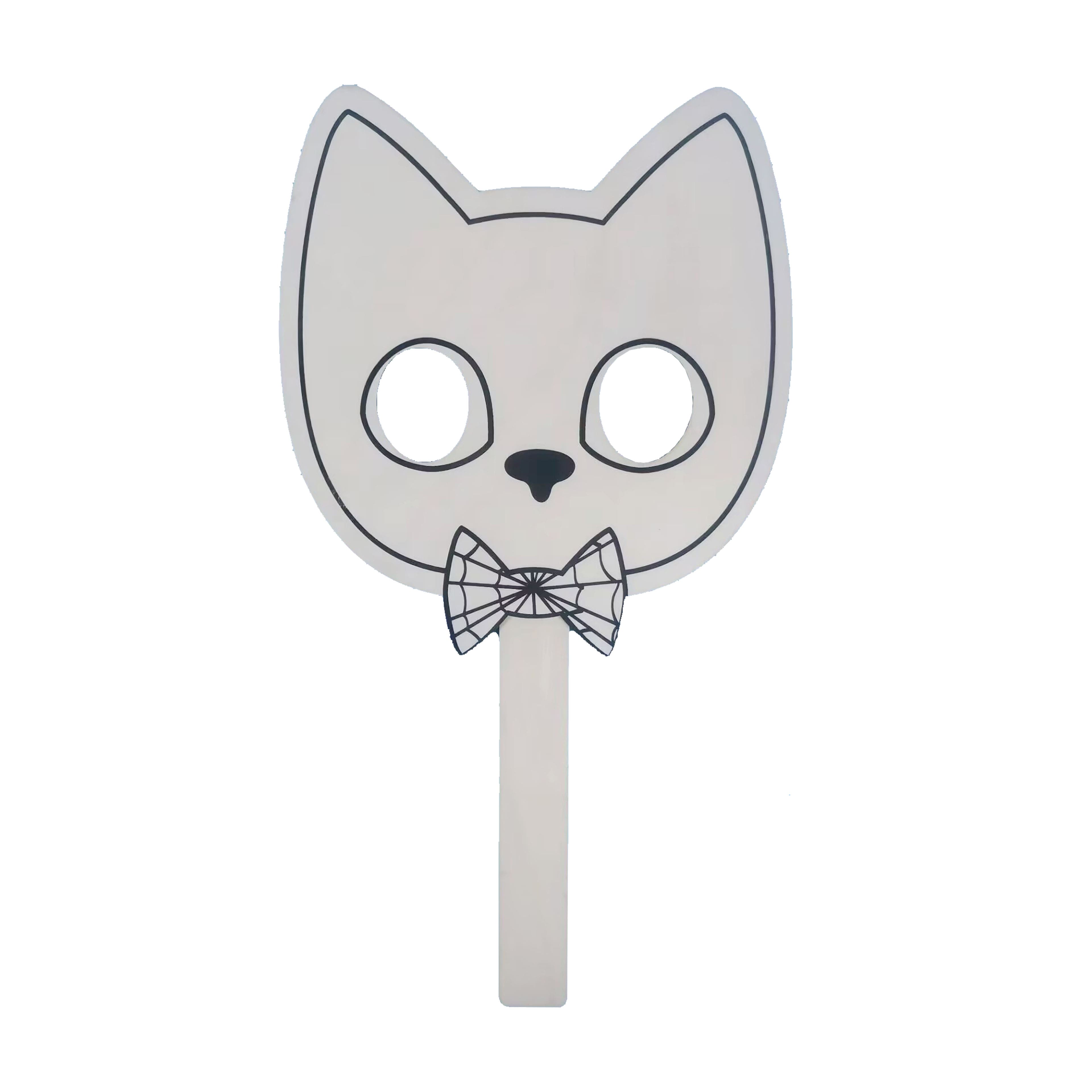 12.75&#x22; Cat Wood Mask by Creatology&#x2122;