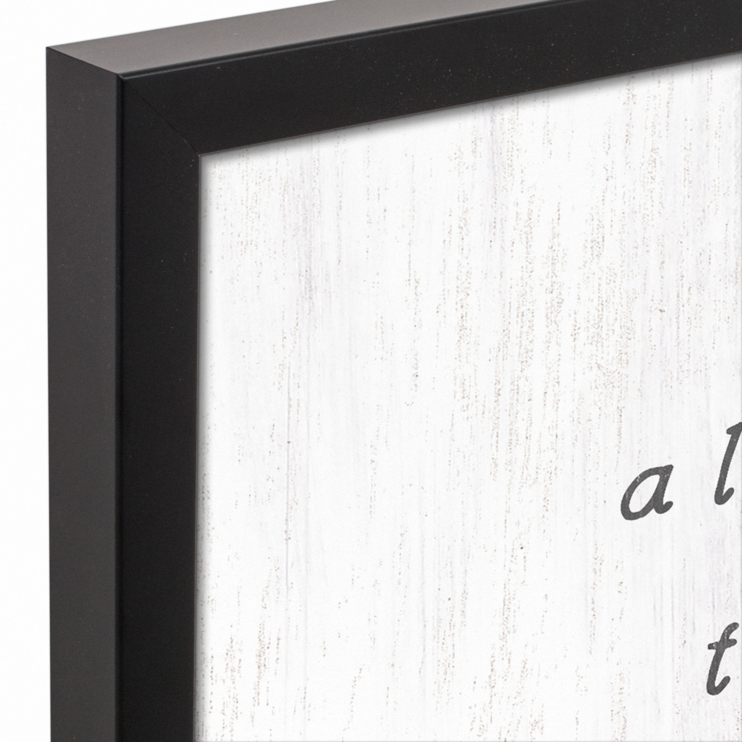 All Good Things Come from Gratitude Black Framed Canvas