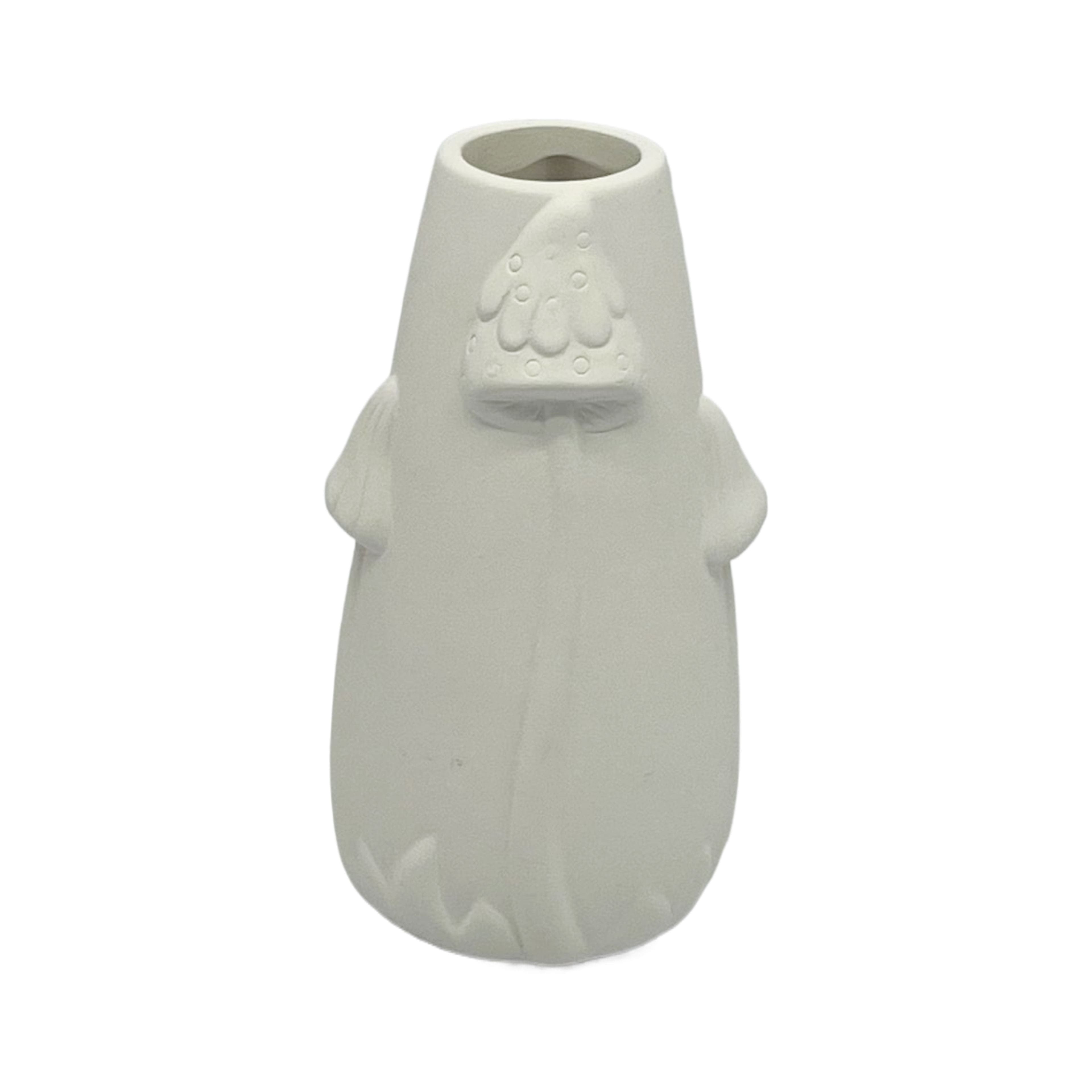 Vase soliflore ornemental &#xE0; th&#xE8;me de champignon en c&#xE9;ramique &#xE0; d&#xE9;corer soi-m&#xEA;me de 11,8&#xA0;cm de Make Market
