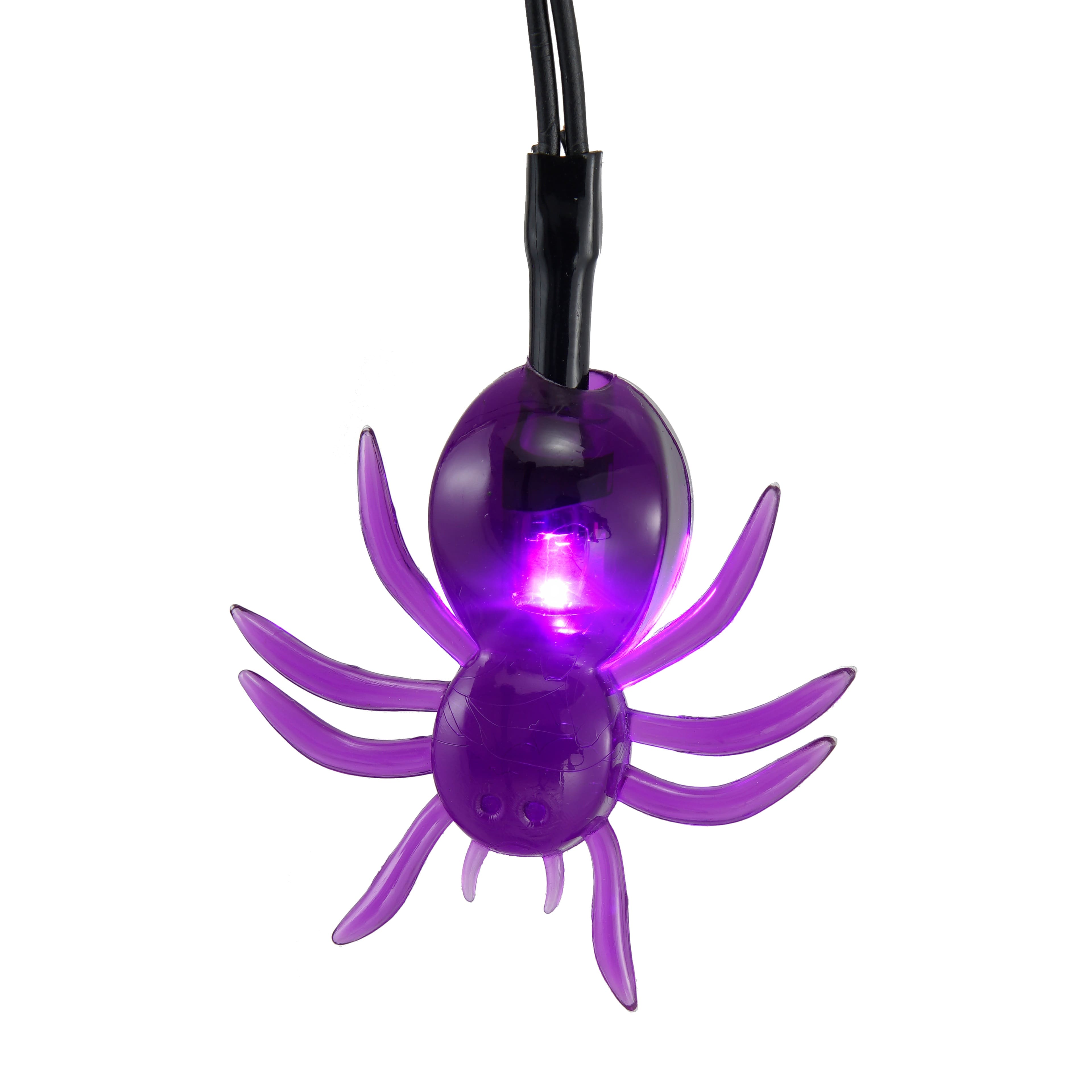 10ct. Purple LED Spider String Lights by Ashland®