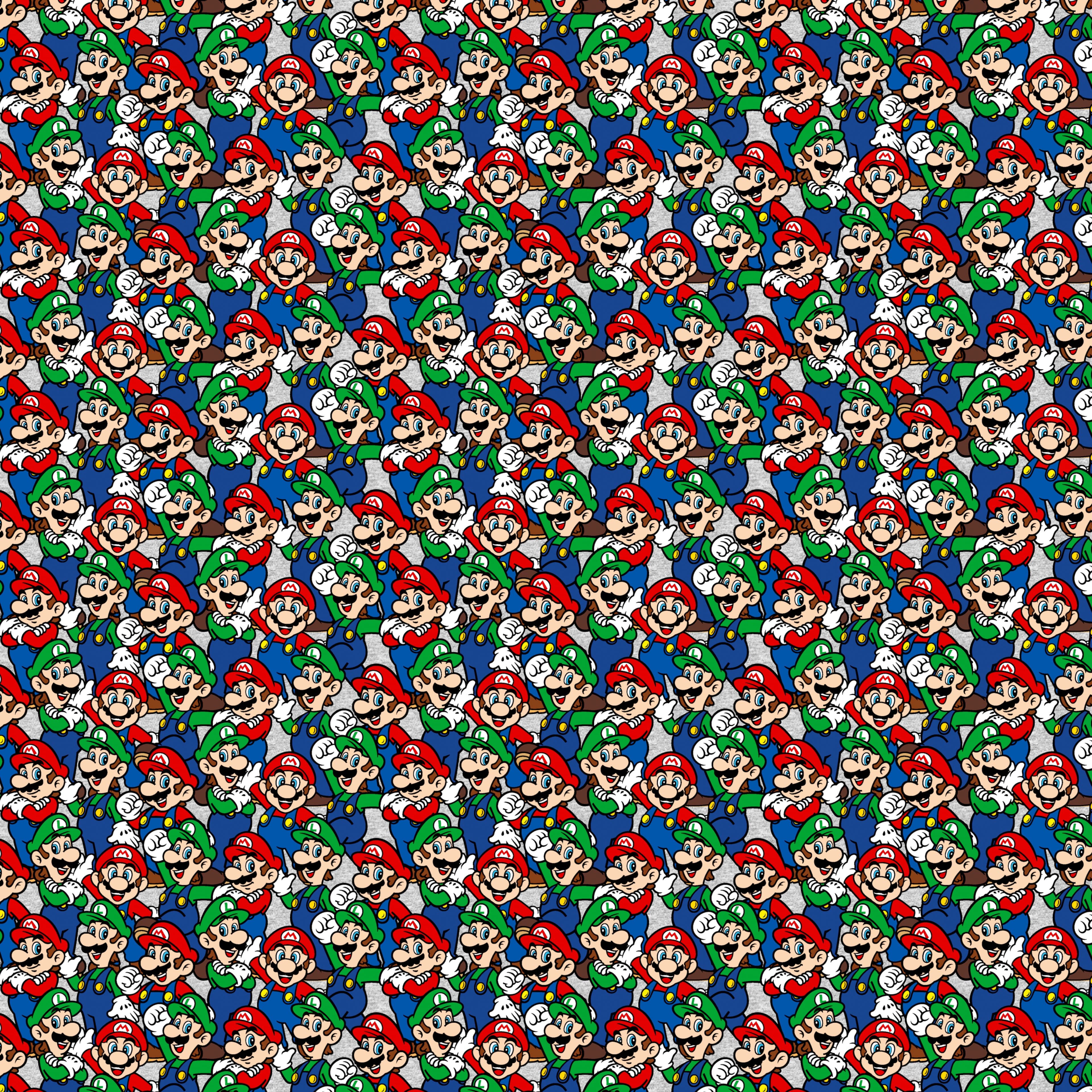 Nintendo® Packed Mario & Luigi Cotton Fabric