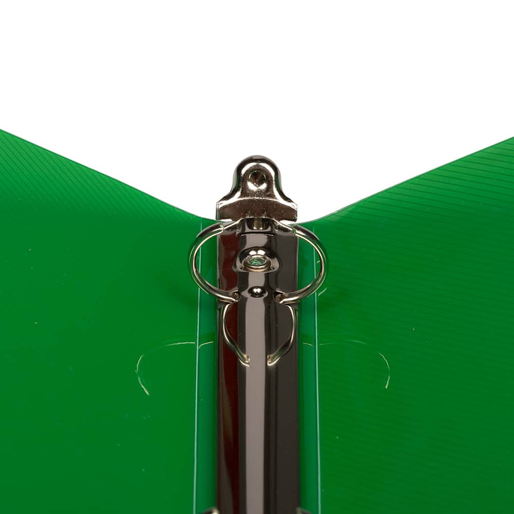 JAM Paper 0.75" Green Glass twill Plastic 3-Ring Binder