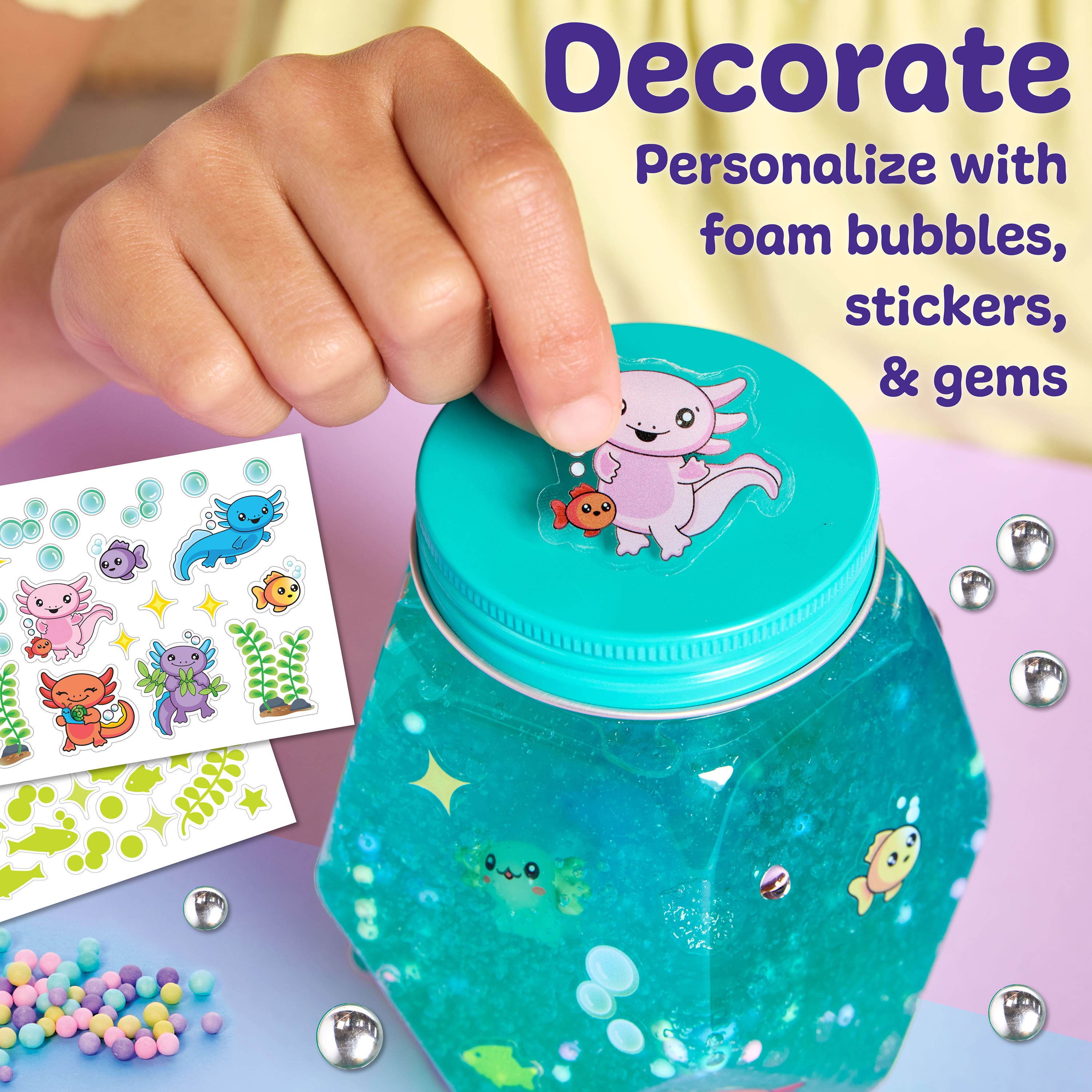 Creativity for Kids&#xAE; Glowing Axolotl Aquarium