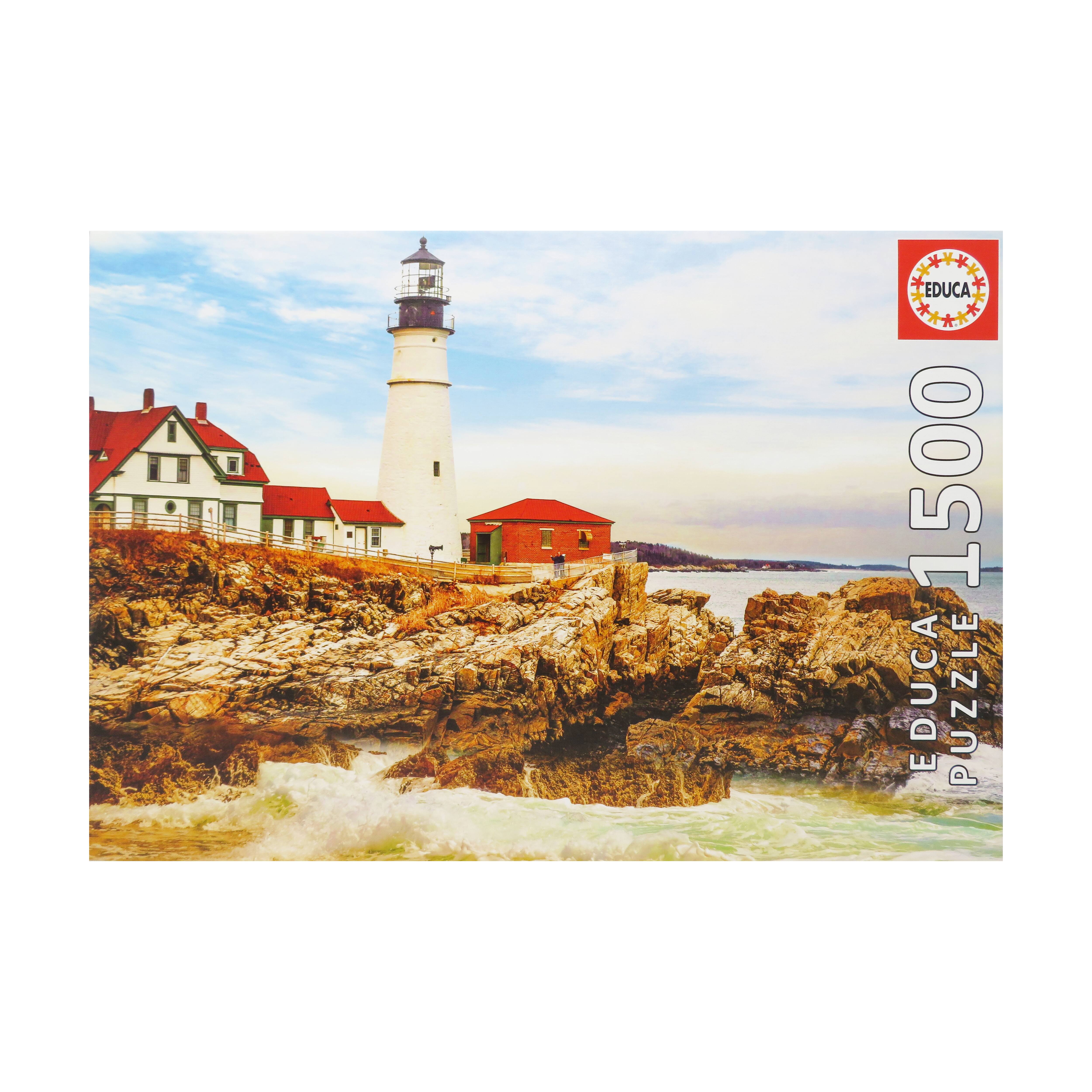Rocky Lighthouse 1,500 Piece Jigsaw Puzzle