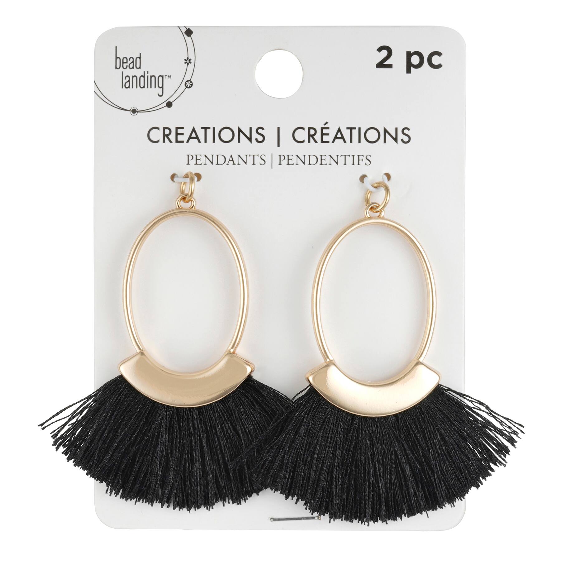 Creations Oval Tassel Pendants by Bead Landing™