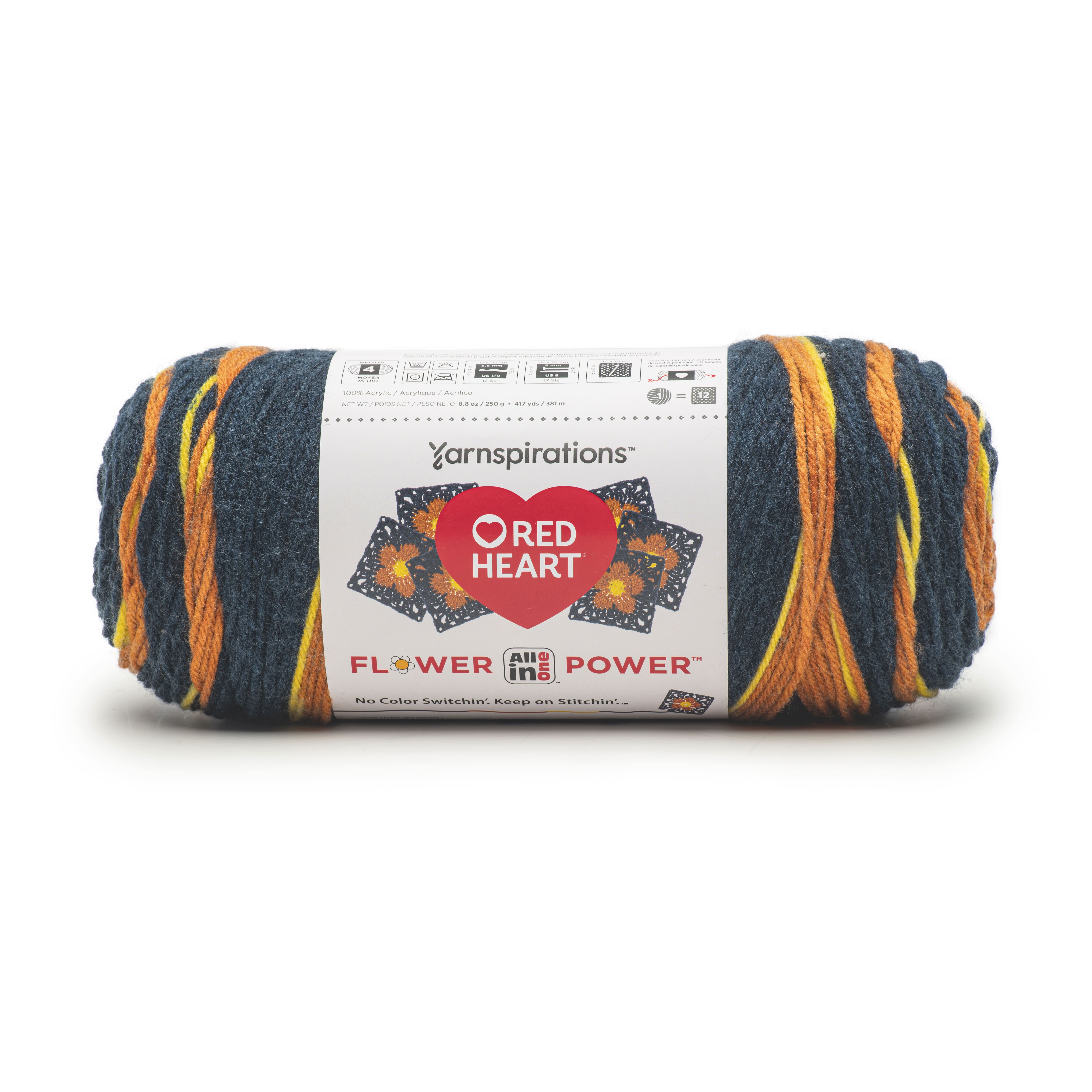 Red Heart&#xAE; All in One&#x2122; Flower Power&#x2122; Yarn