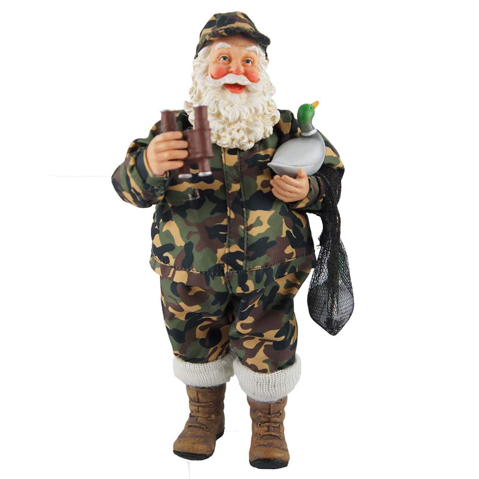 Santa's Workshop 10" Duck Hunter Santa Figurine