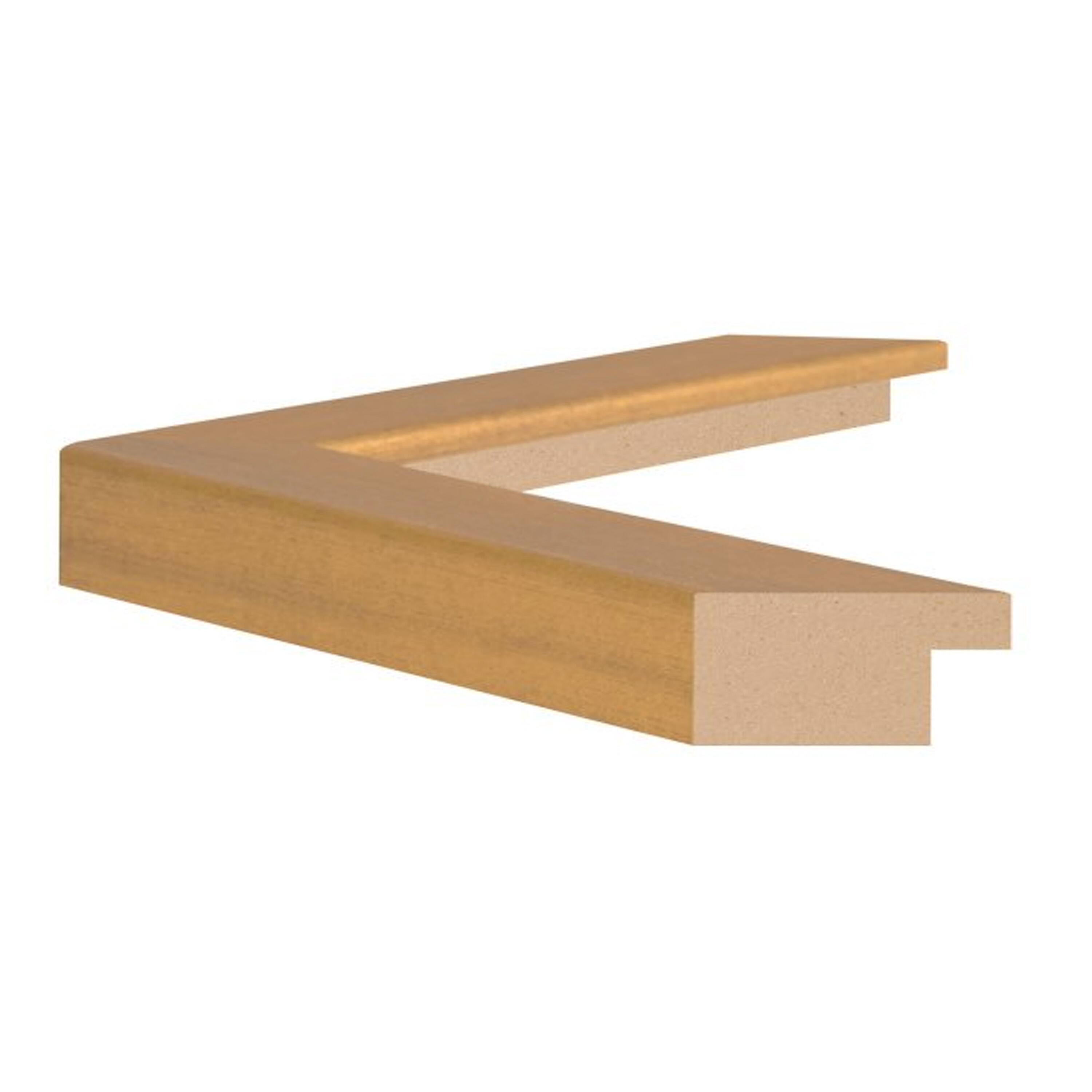 2 Pack Craig Frames Bauhaus 125 Distressed Gold Picture Frame