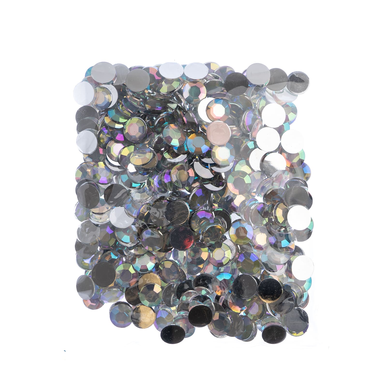 John Bead 12mm Acrylic Round Flat Back Rhinestones, 400ct.