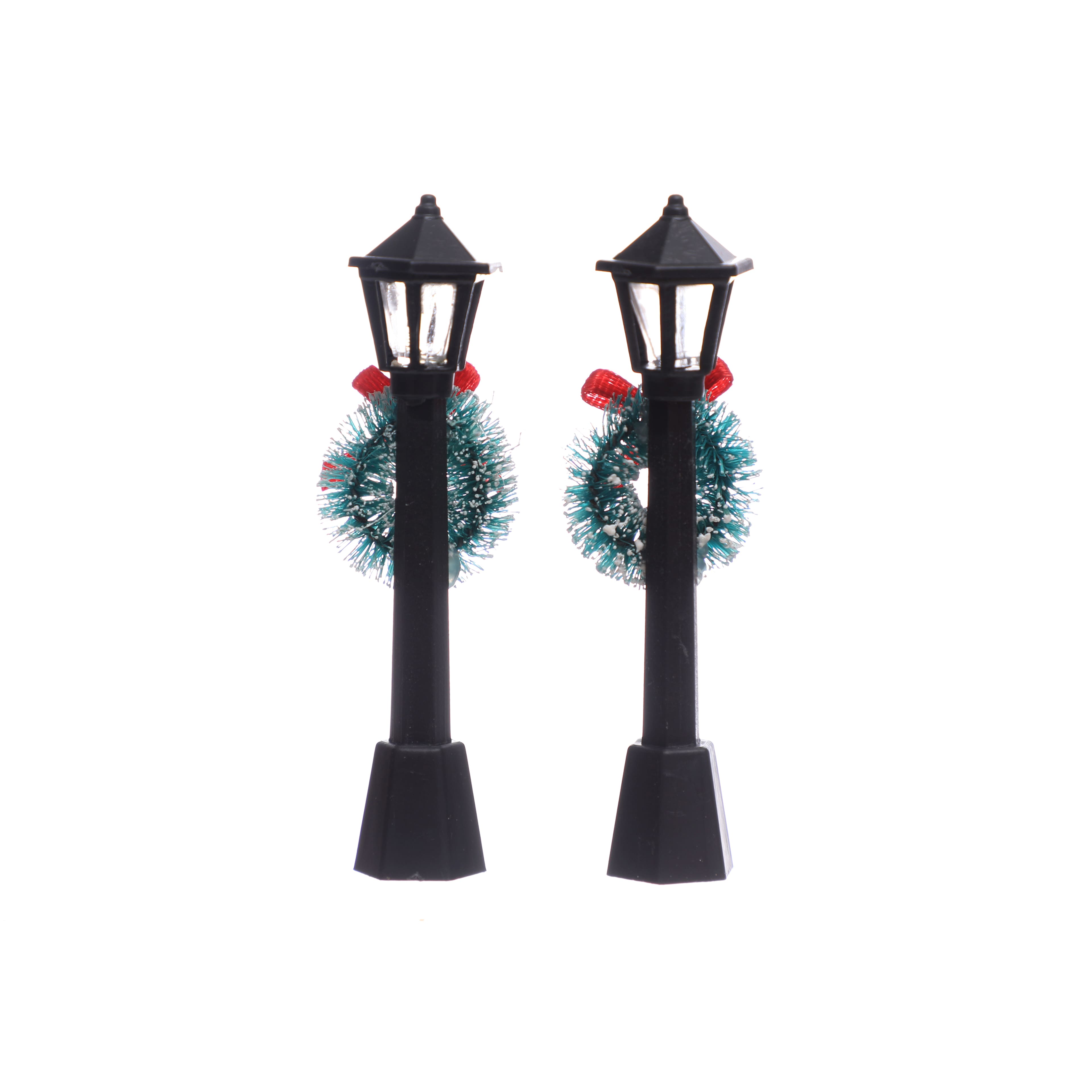 Mini Black Holiday Lamp Posts, 2ct. by Ashland&#xAE;