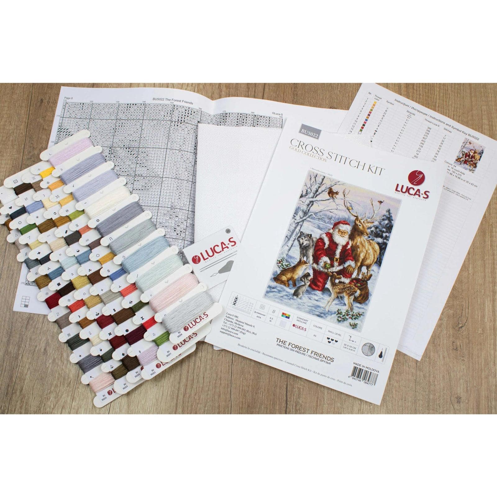 Luca-S The Forest Friends Counted Cross Stitch Kit