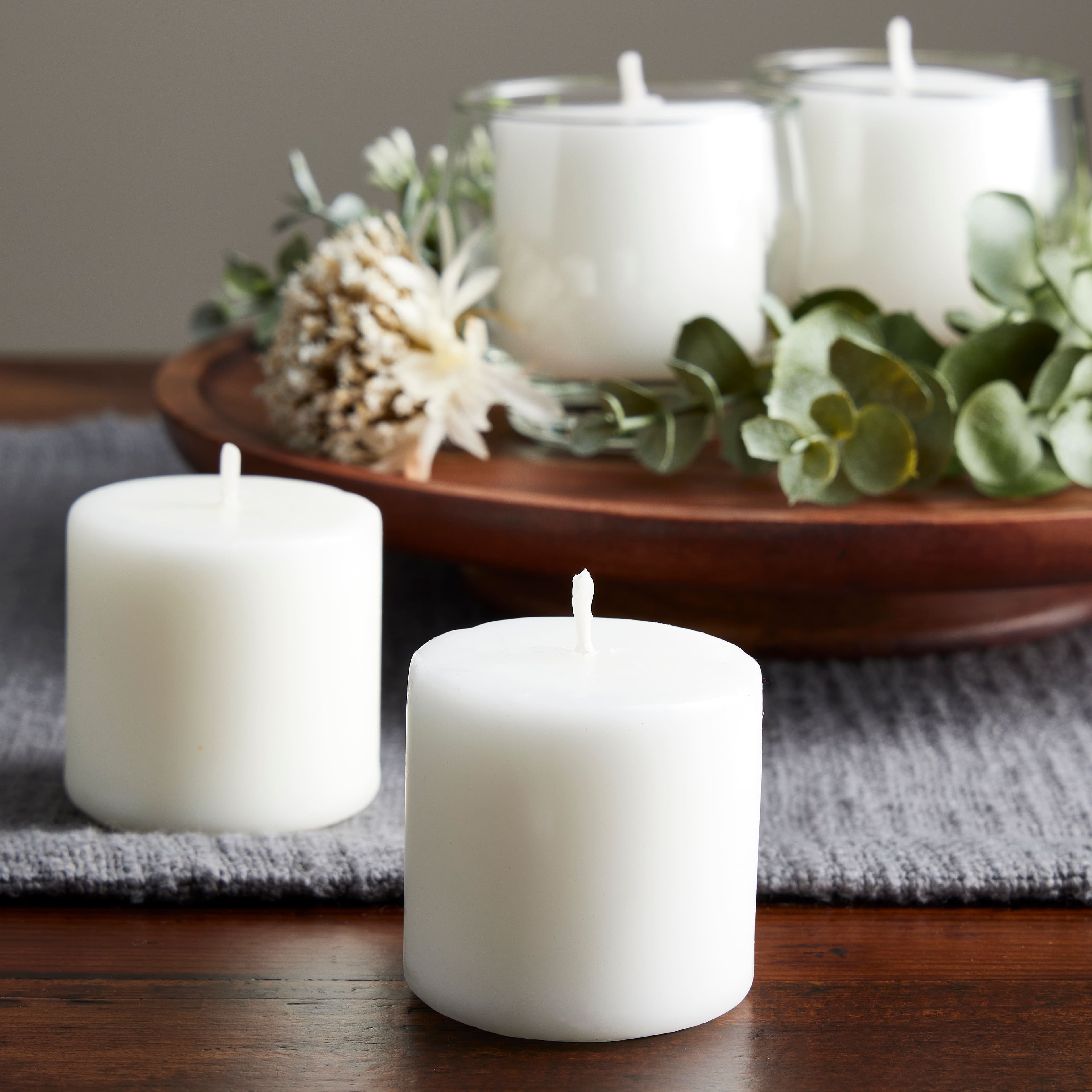 2" White Pillar Candles, 8ct. by Ashland®