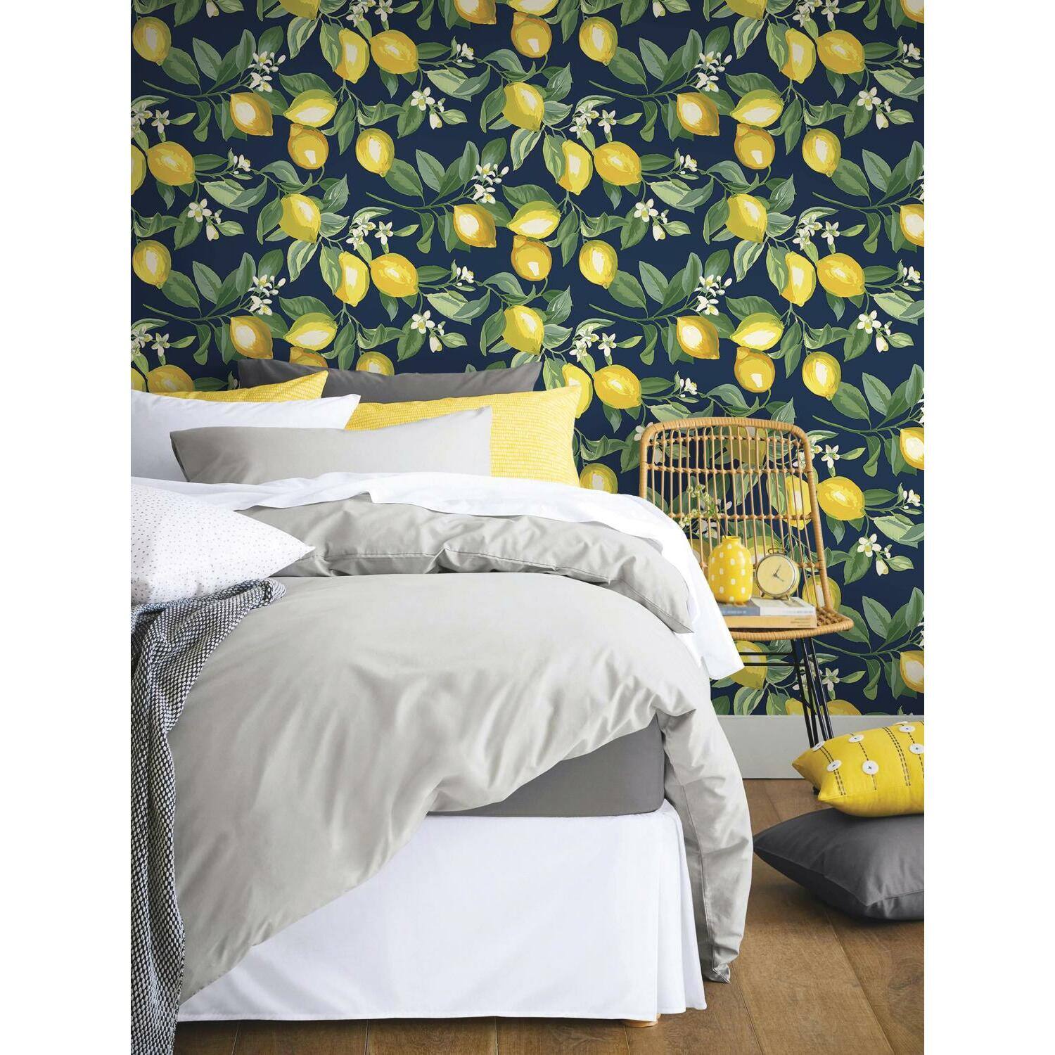 RoomMates Lemon Zest Peel &#x26; Stick Wallpaper