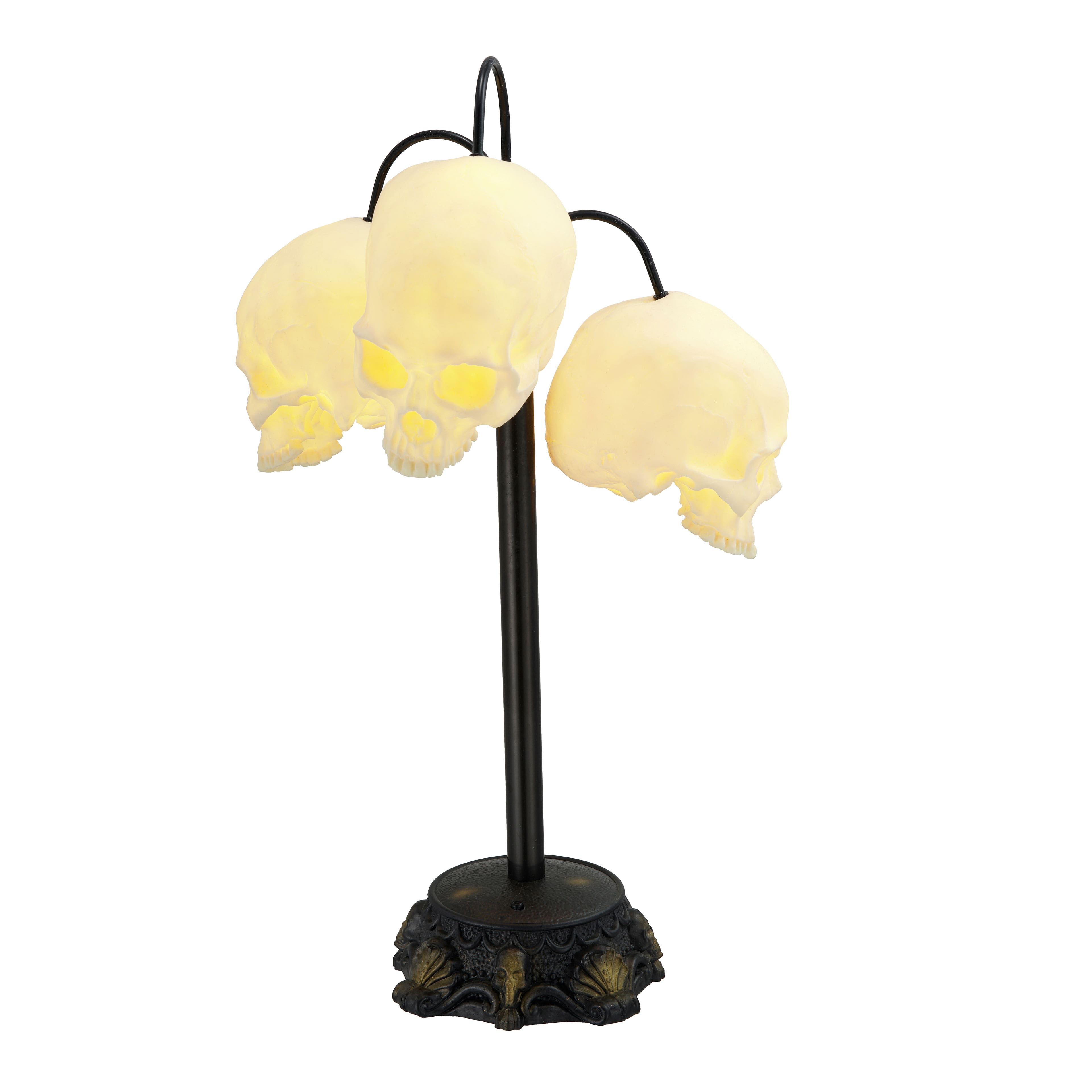 3ct. Warm White LED Skull Lamp by Ashland&#xAE;