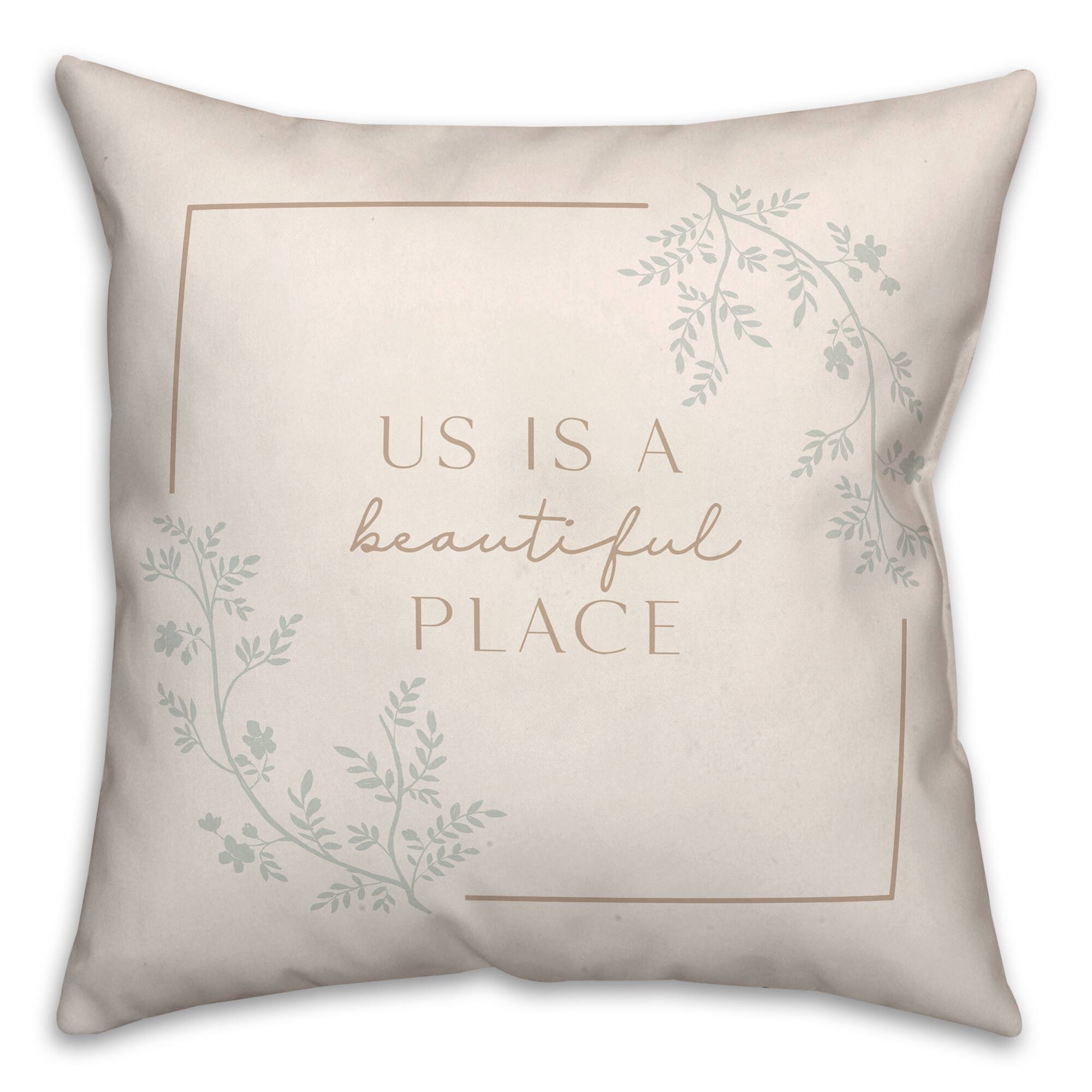 Beautiful Place 18" x 18" Indoor/Outdoor Pillow