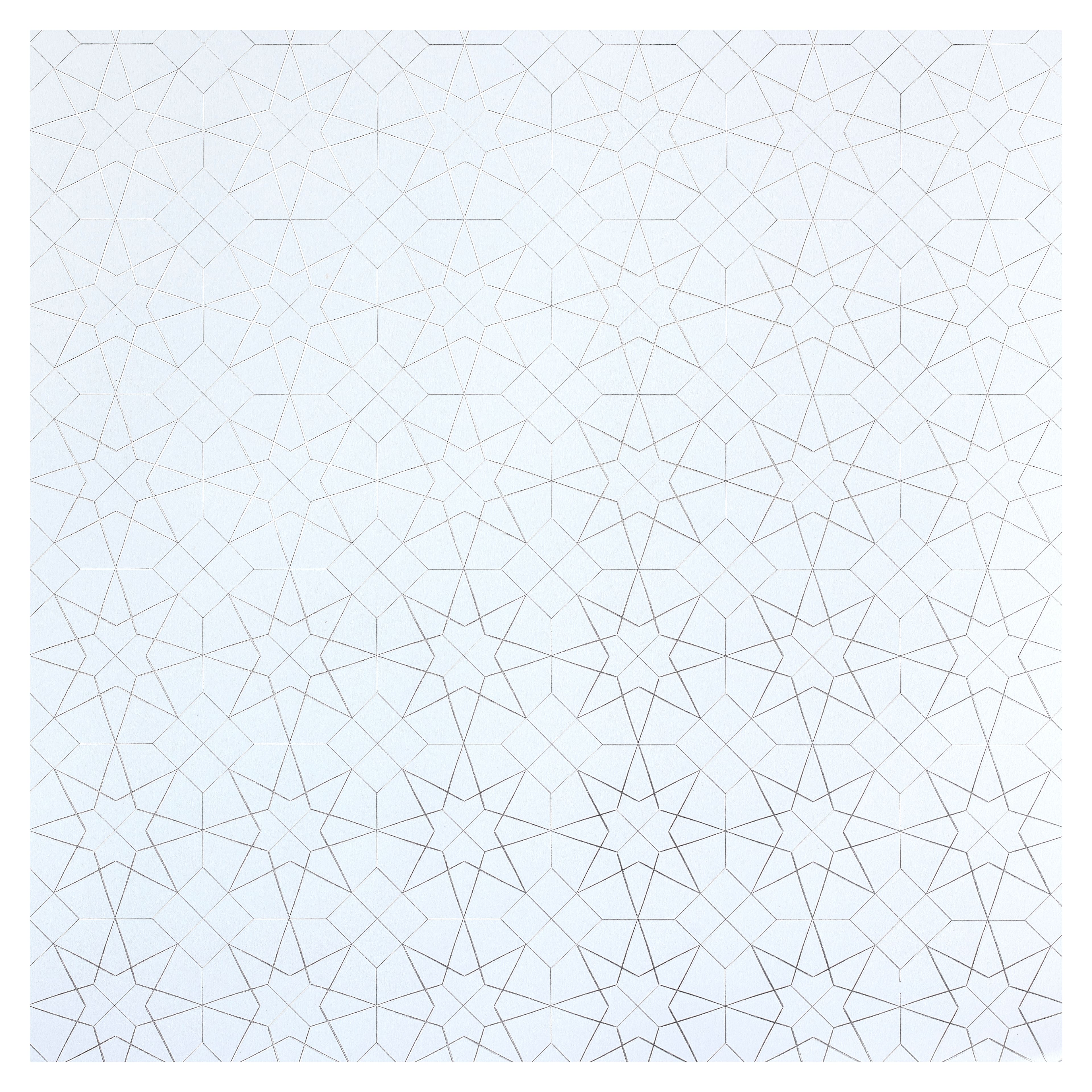 24 Pack: Silver Geometric Cardstock Paper by Recollections&#x2122;, 12&#x22; x 12&#x22;