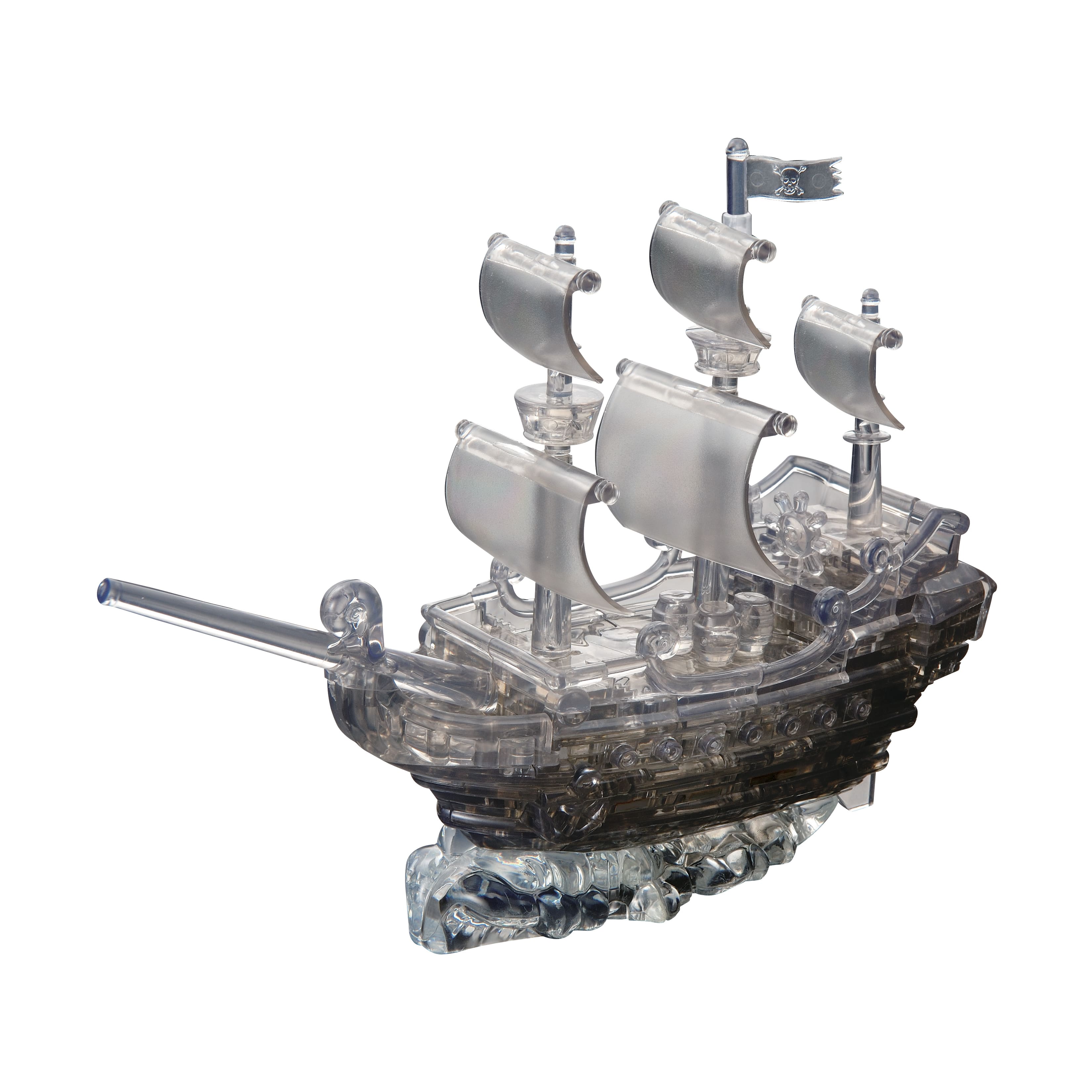 Original 3D Crystal Puzzle&#x2122; Black Pirate Ship 101 Piece Puzzle