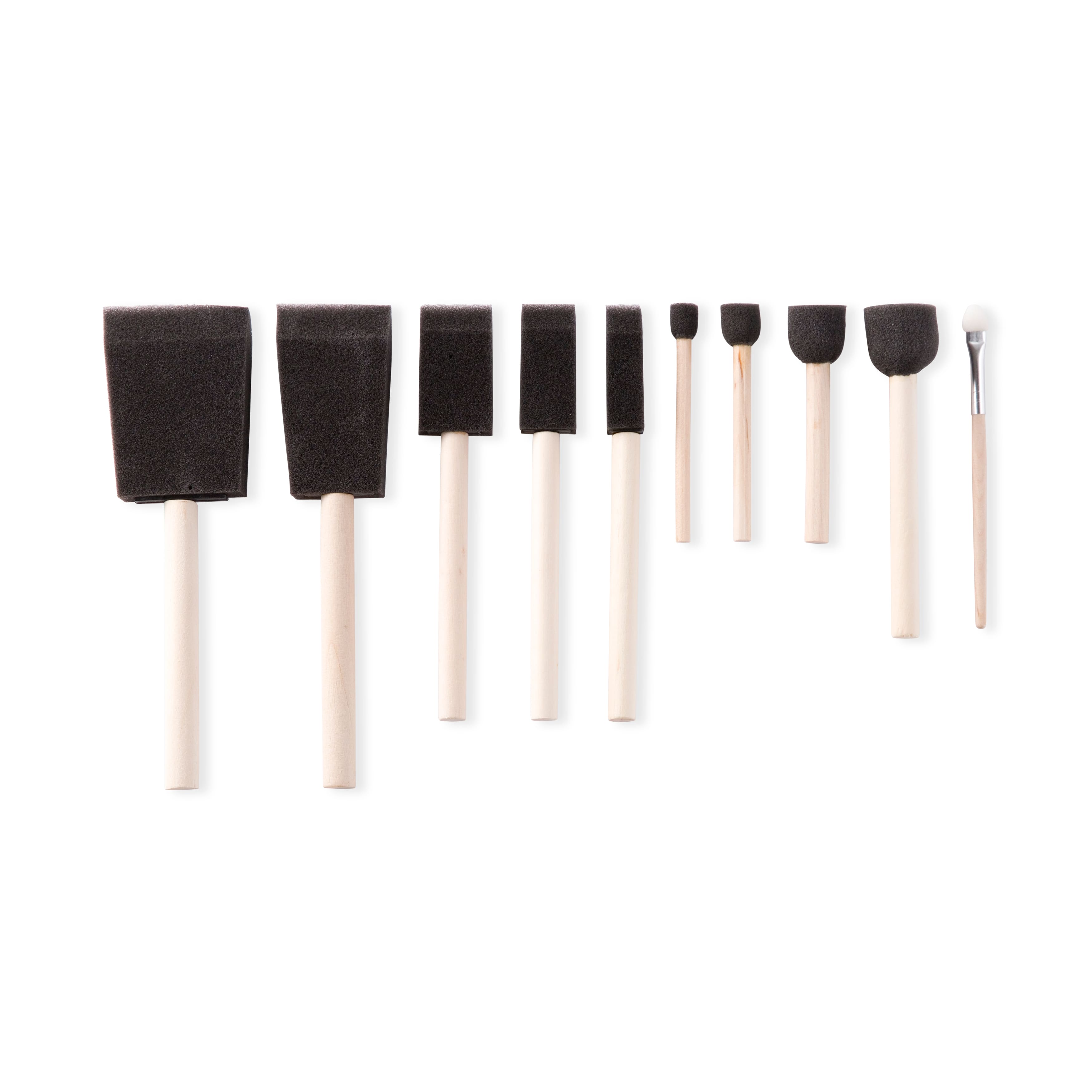Incraftables Sponge Brushes for Painting 24pcs. Foam Brushes for Staining, Arts, Paints & Mod Podge