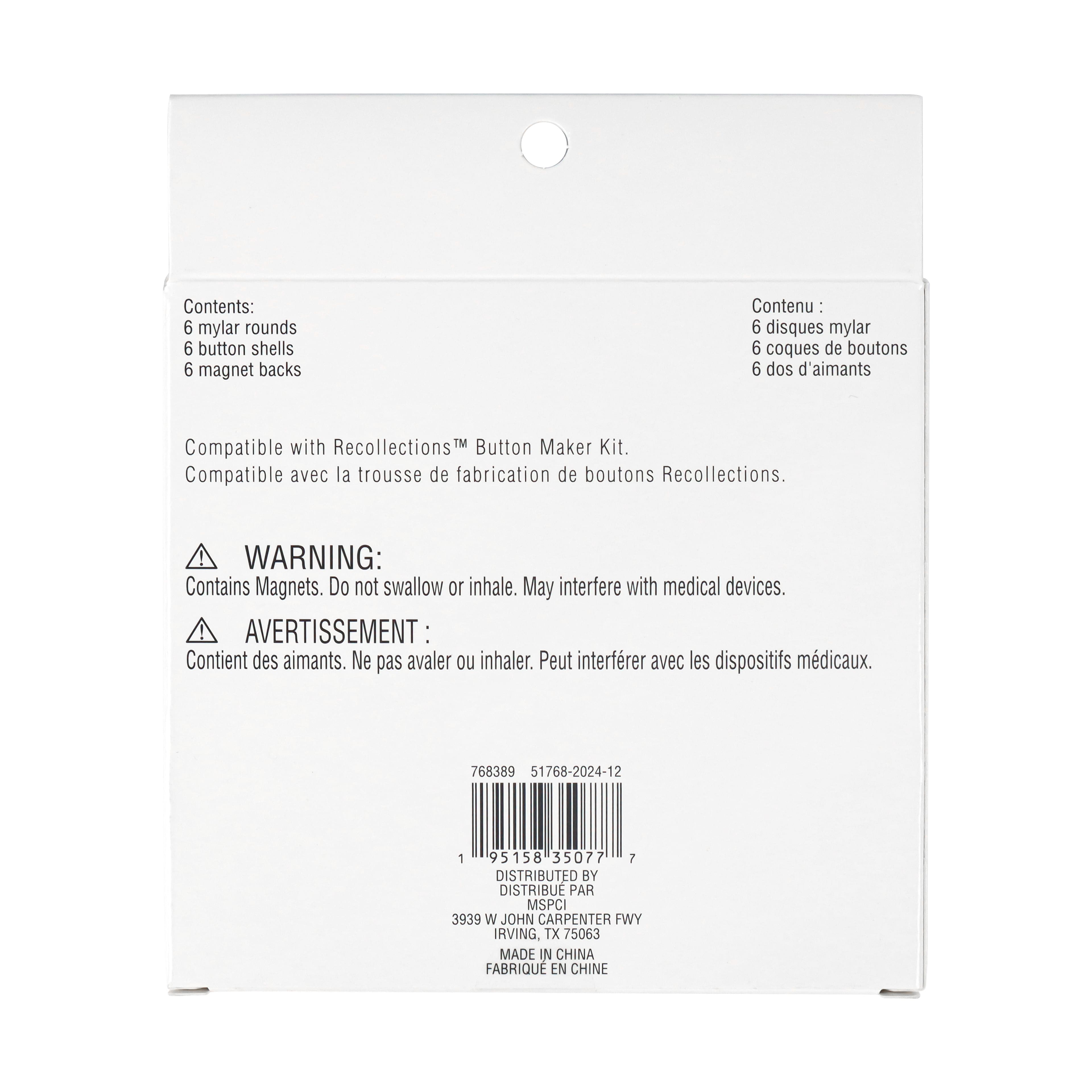 Large Button Magnet Pieces by Recollections™