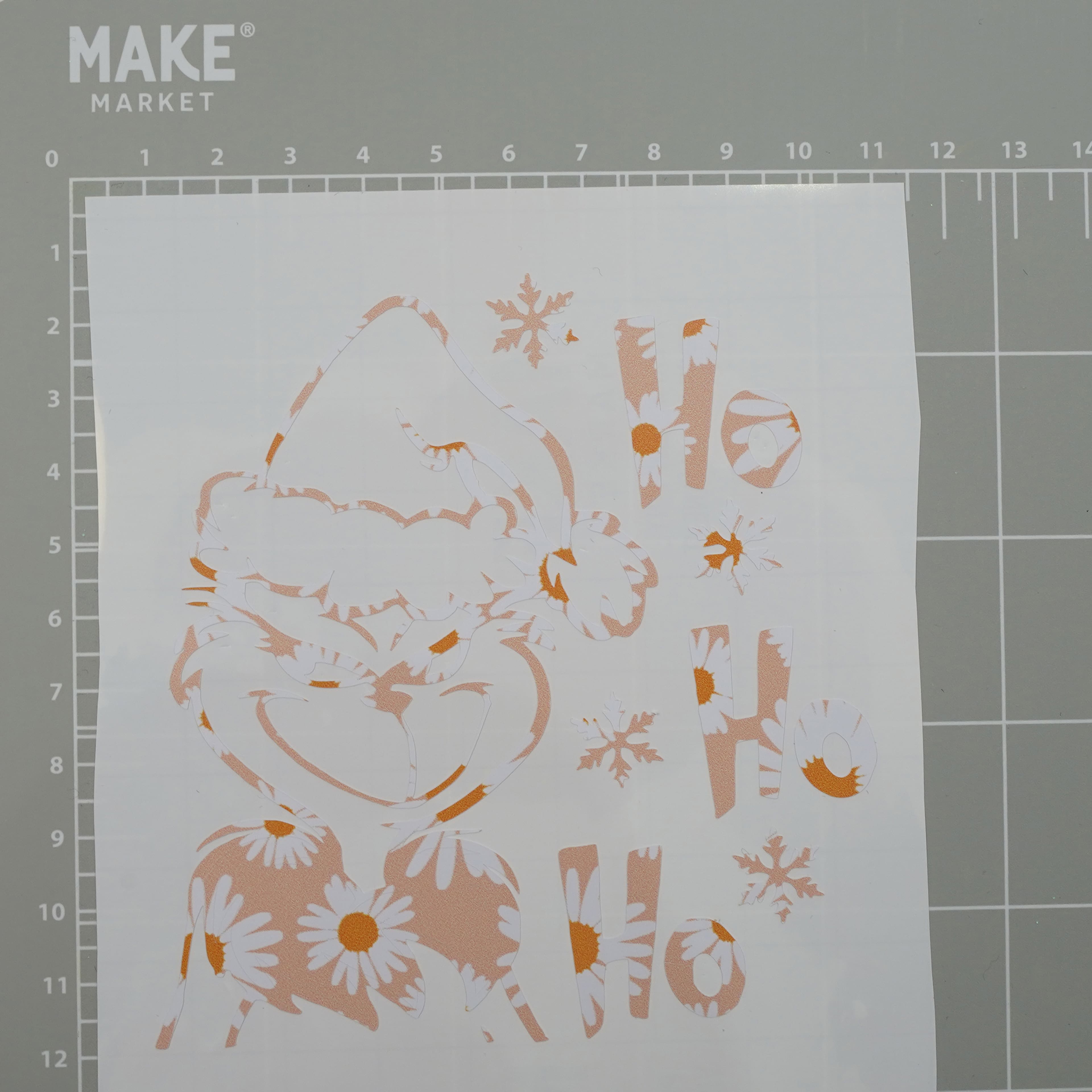 Daisy Pattern Permanent Vinyl by Make Market&#xAE;