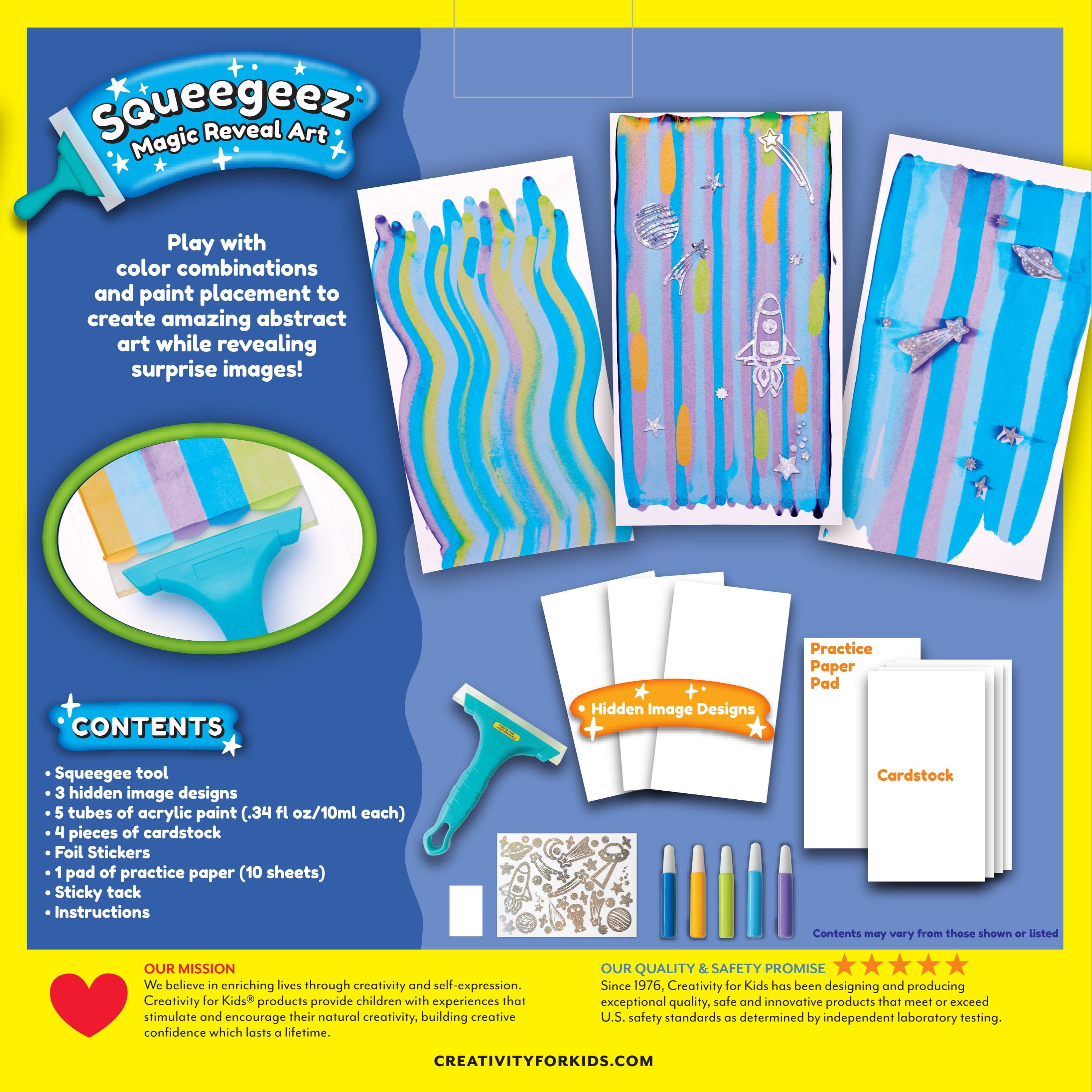 Creativity for Kids® Outer Space Squeegeez Magic Reveal Art